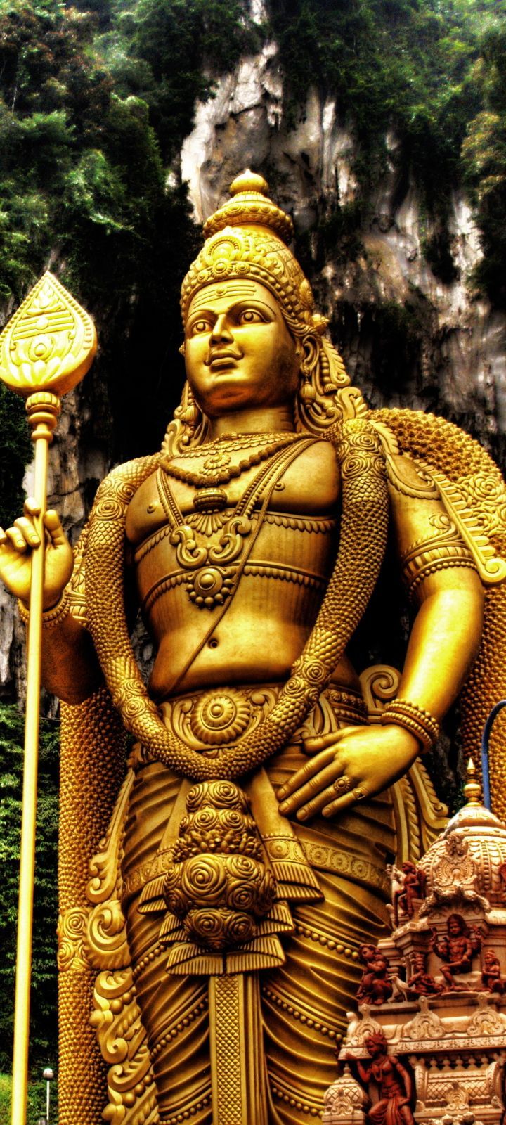 720x1600 Statue, Malaysia, Hinduism, Religious