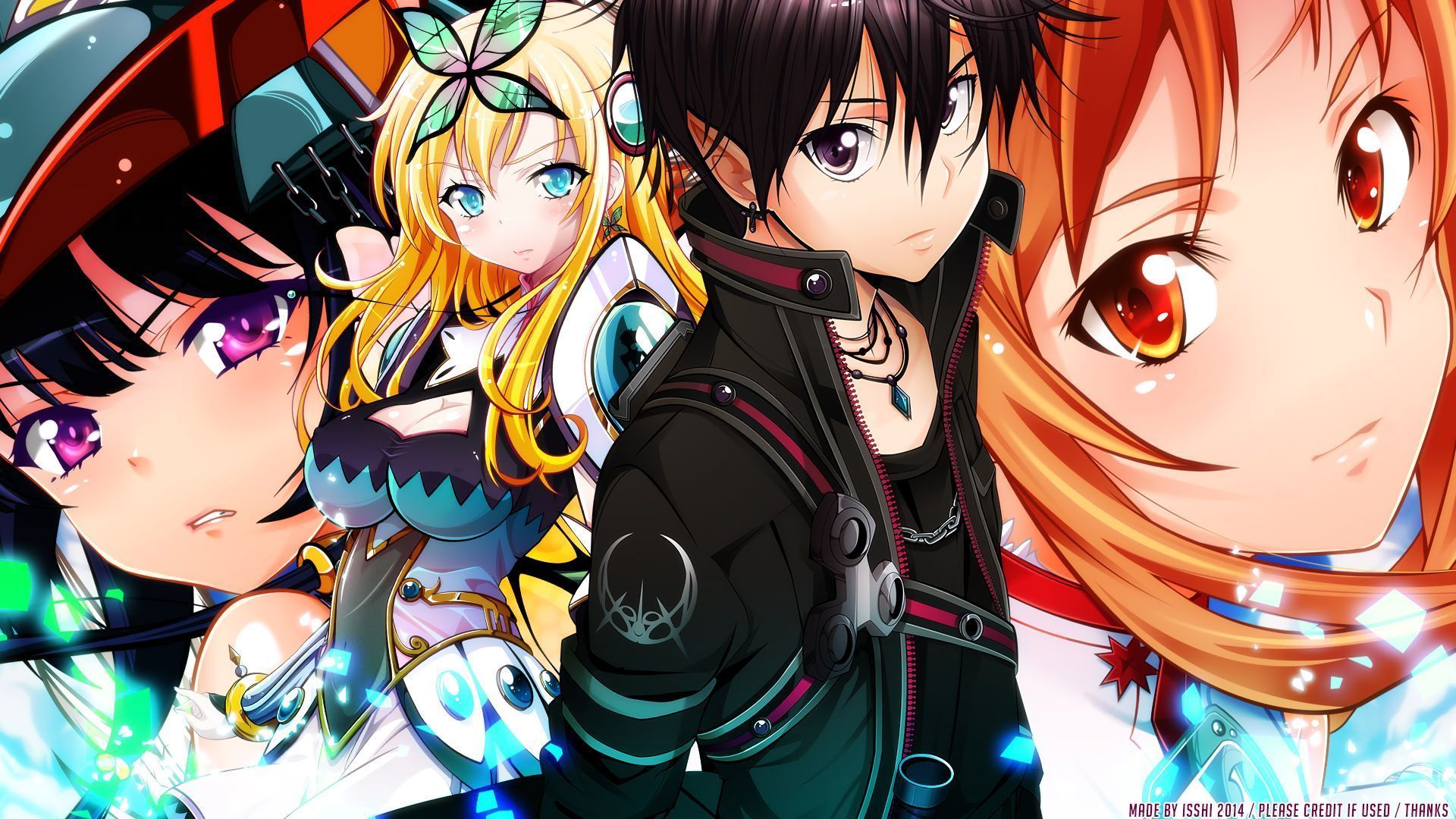 1920x1080 Mobile wallpaper: Anime, Crossover