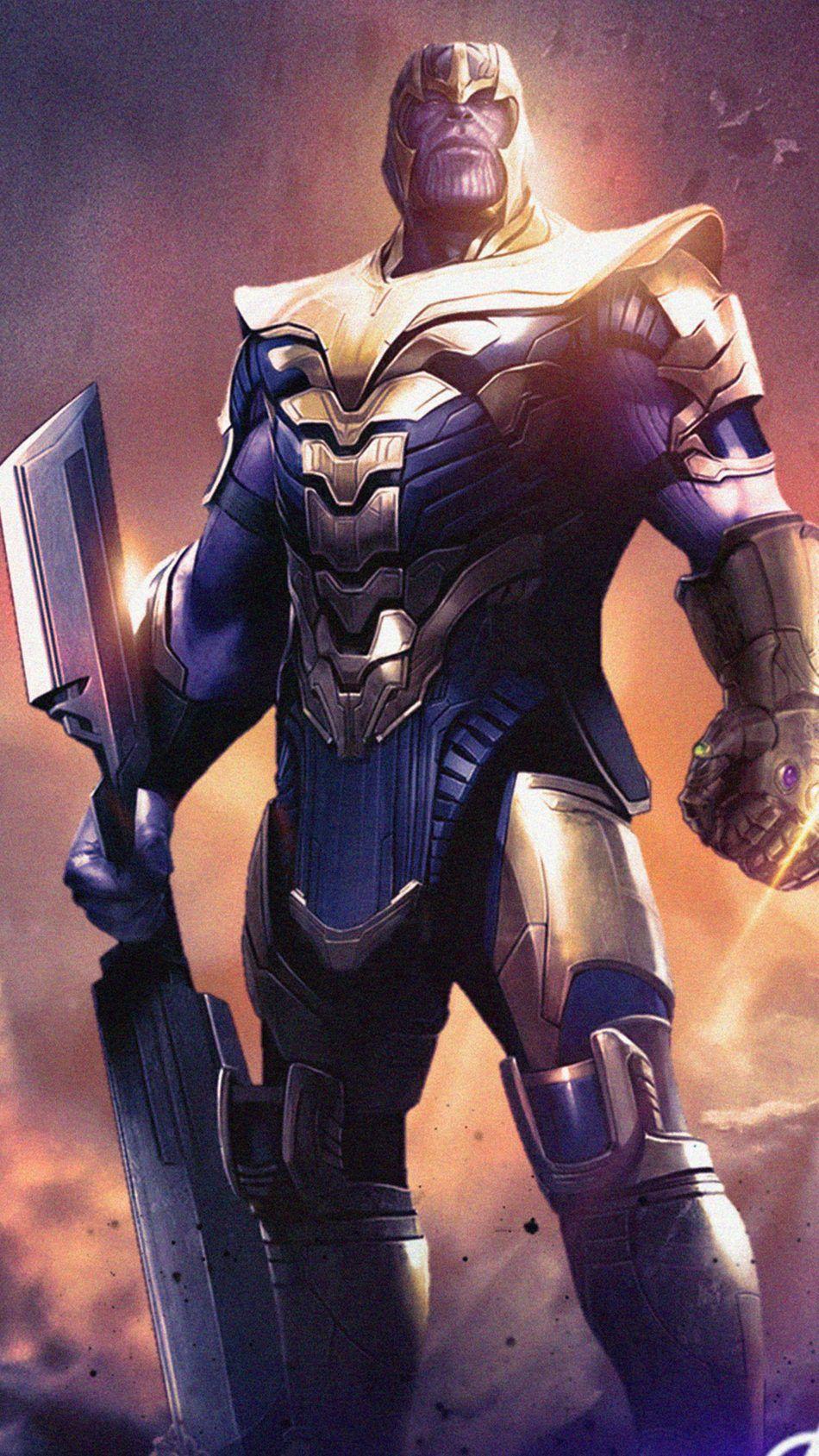 950x1689 Download Best Quality Thanos With Blade Avengers Endgame
