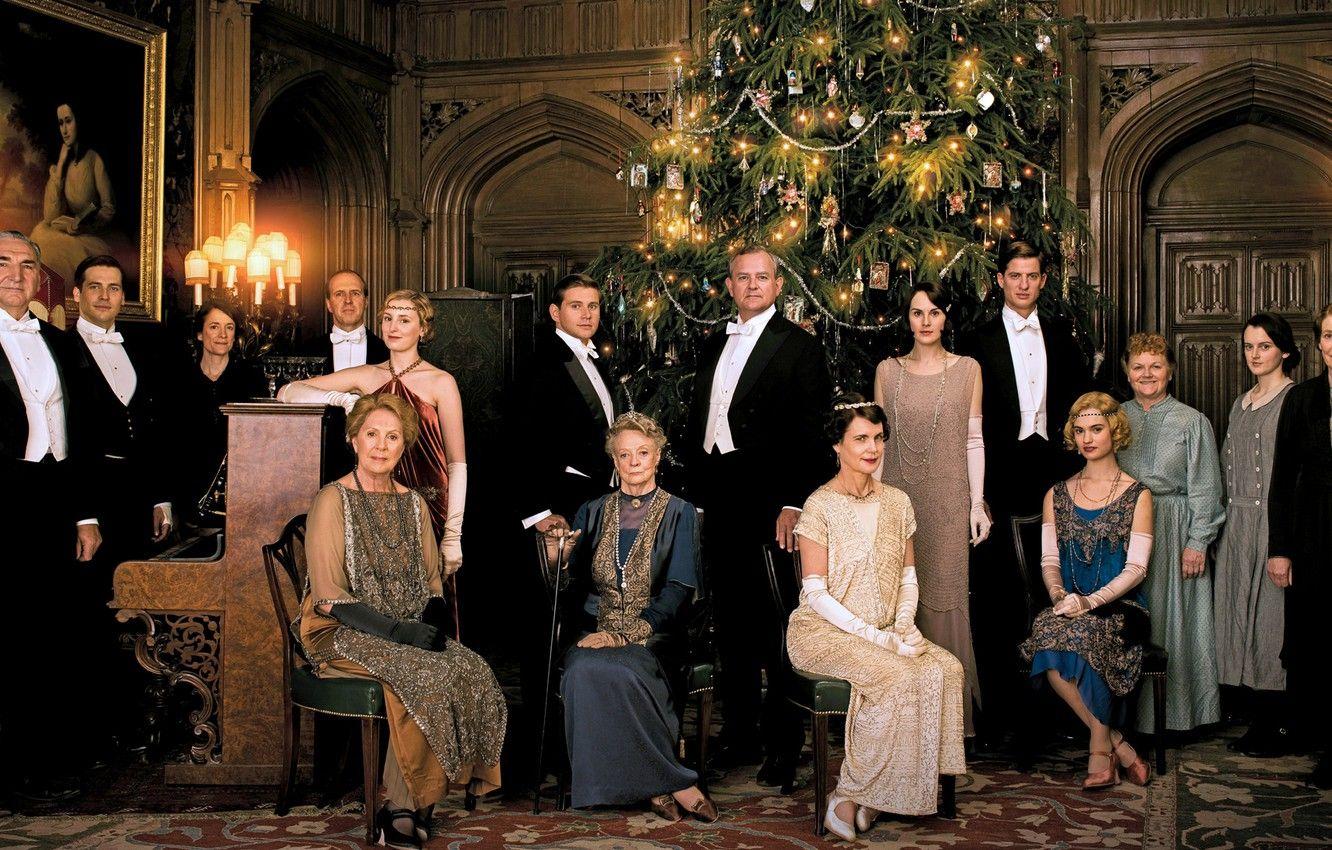 1332x850 Wallpaper Christmas, the series, actors, characters, Downton