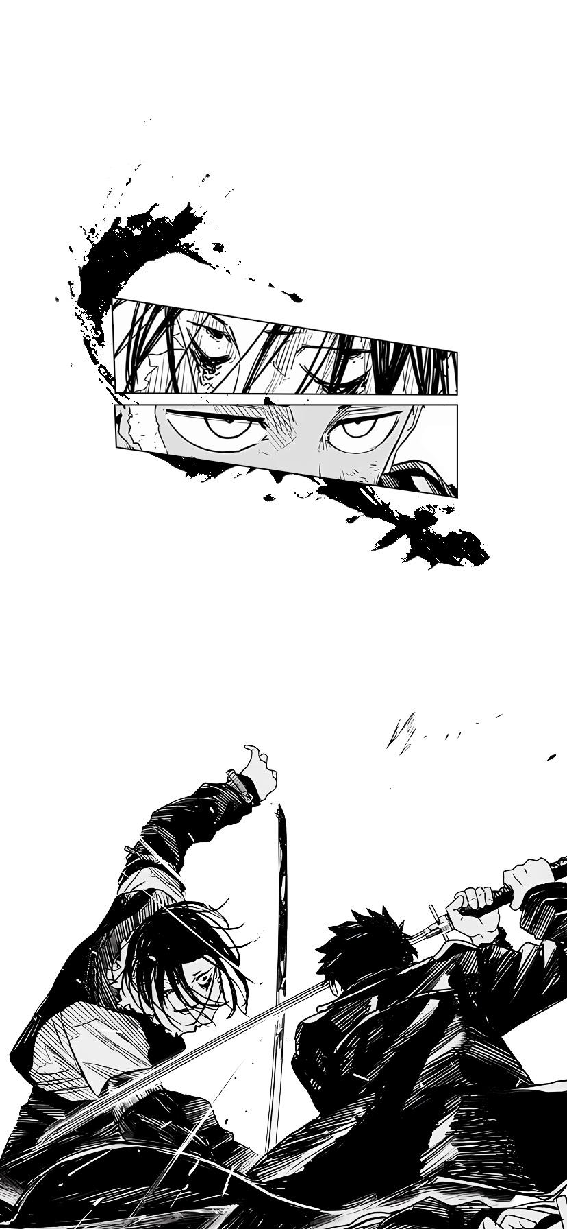 828x1792 made a few wallpaper for Kagurabachi