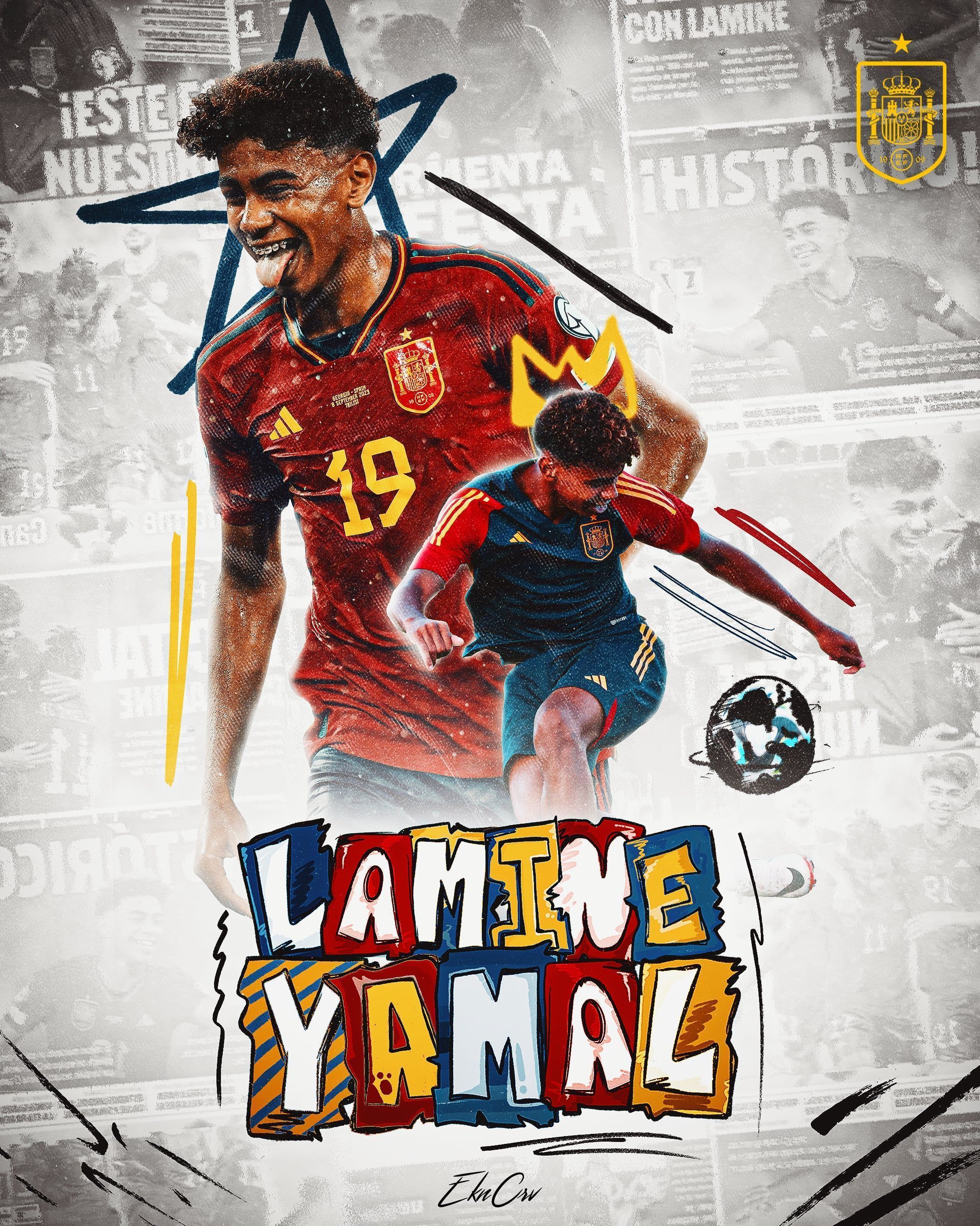 2160x2700 Lamine Yamal Artwork