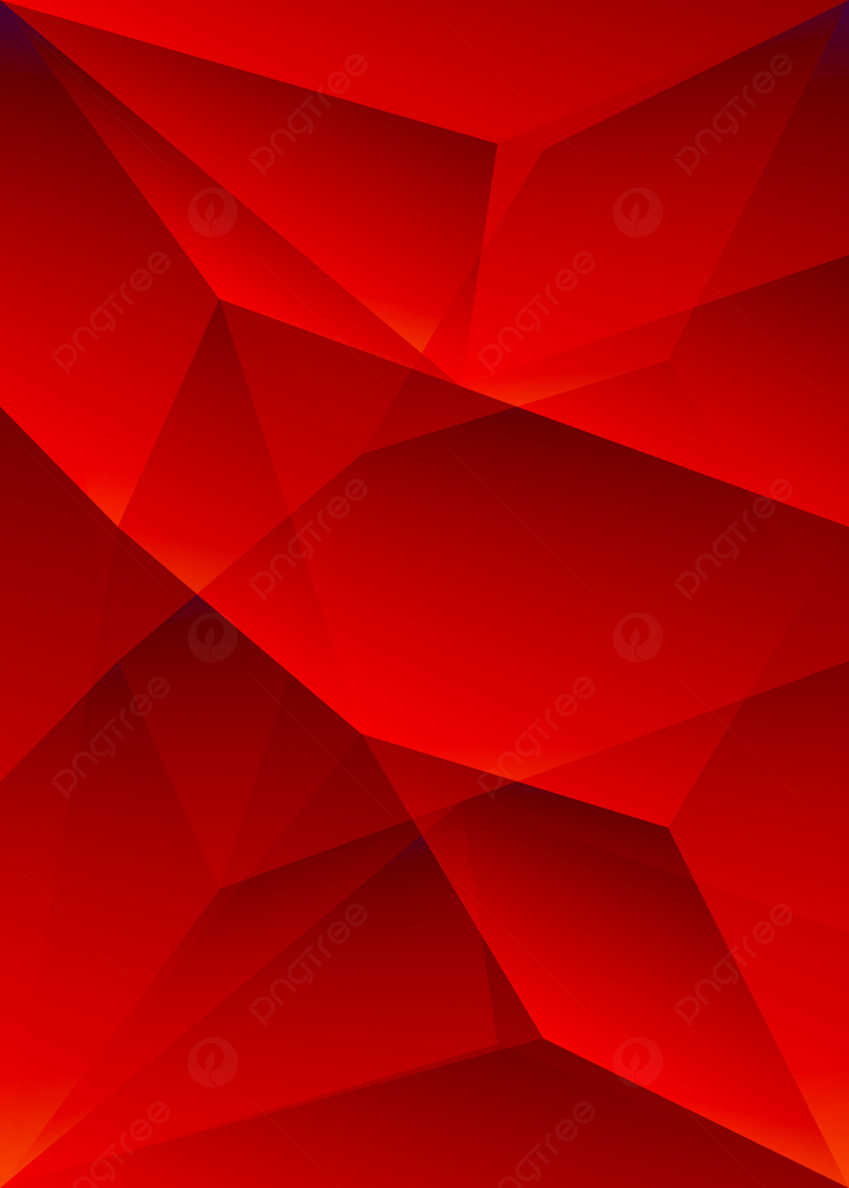 1200x1680 Red Blood Crystal Polygonal Background