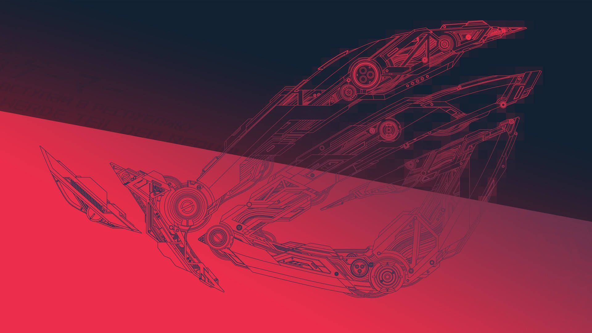 1920x1080 Red And Black Wallpaper