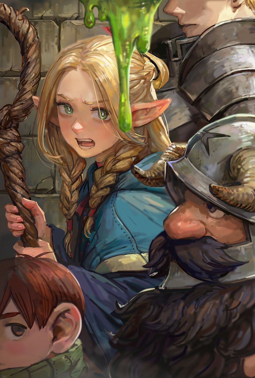 864x1280 Dungeon Meshi In Dungeon