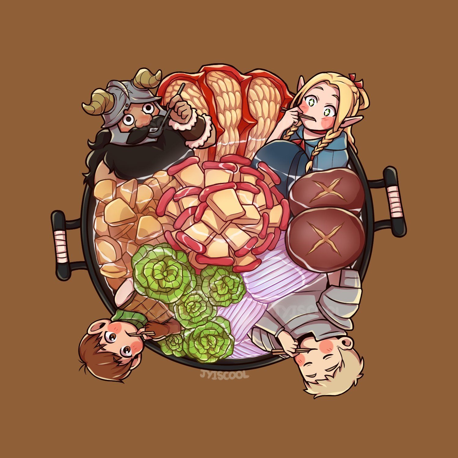 1500x1500 I LOVE DUNGEON MESHI the anime has been