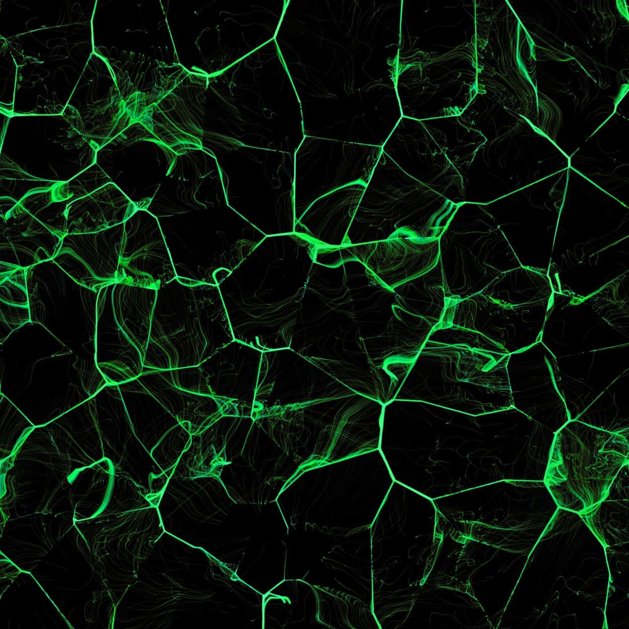 1250x1250 Download Pfp Green Shards Background