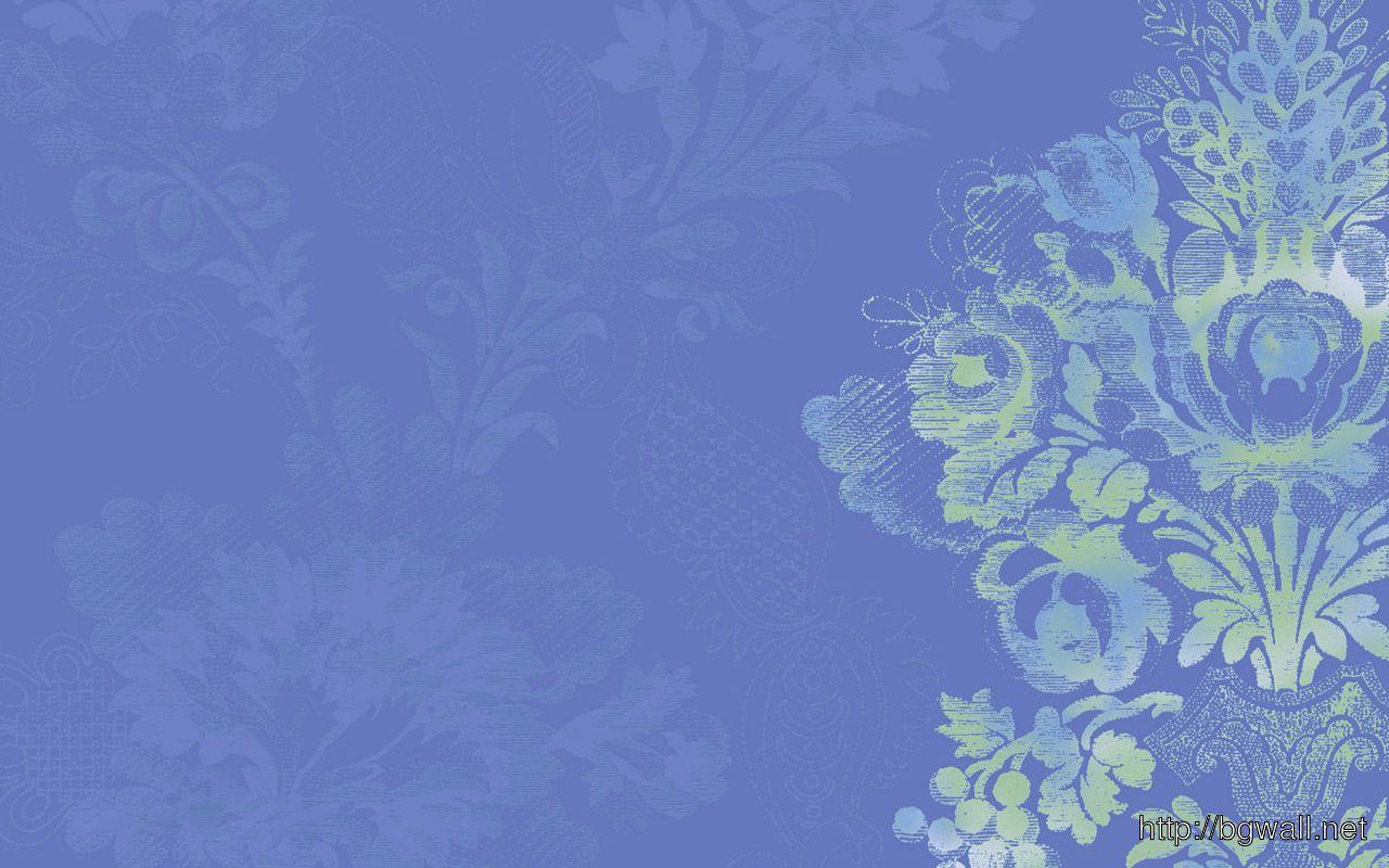 1280x800 Hình nền êm dịu với màu xanh lam thanh bình với thiết kế hoa cách điệu