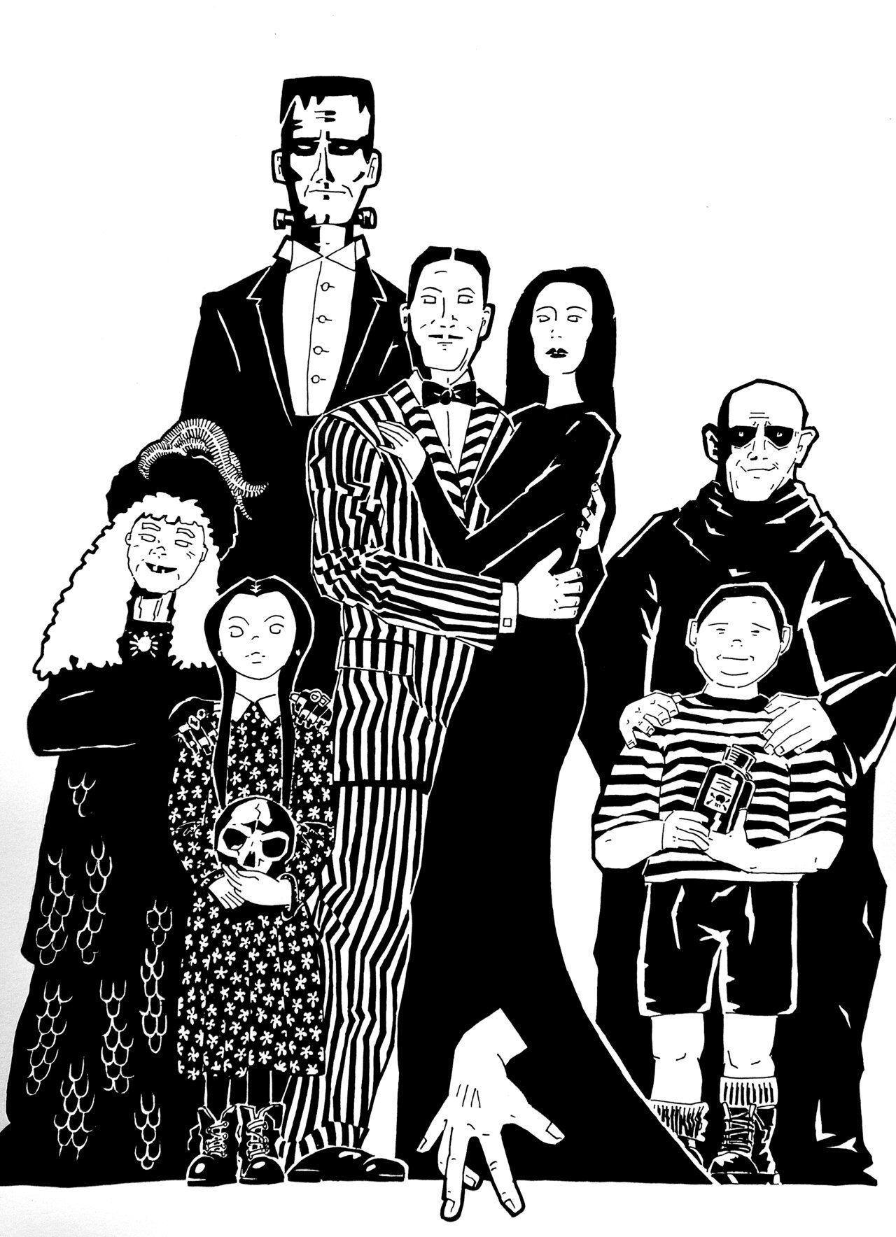 1280x1768 Tải xuống miễn phí Hình nền gia đình Addams [1280x1768)

