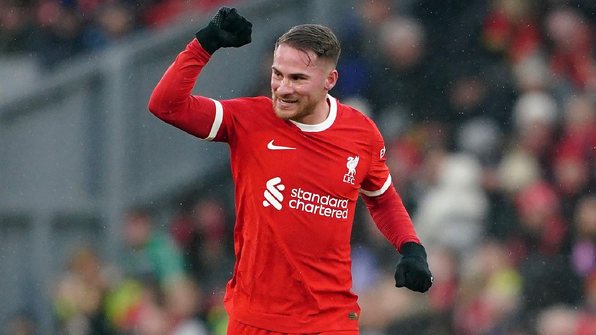 1920x1080 Alexis Mac Allister delight after opening Reds account with 'best goal of life'