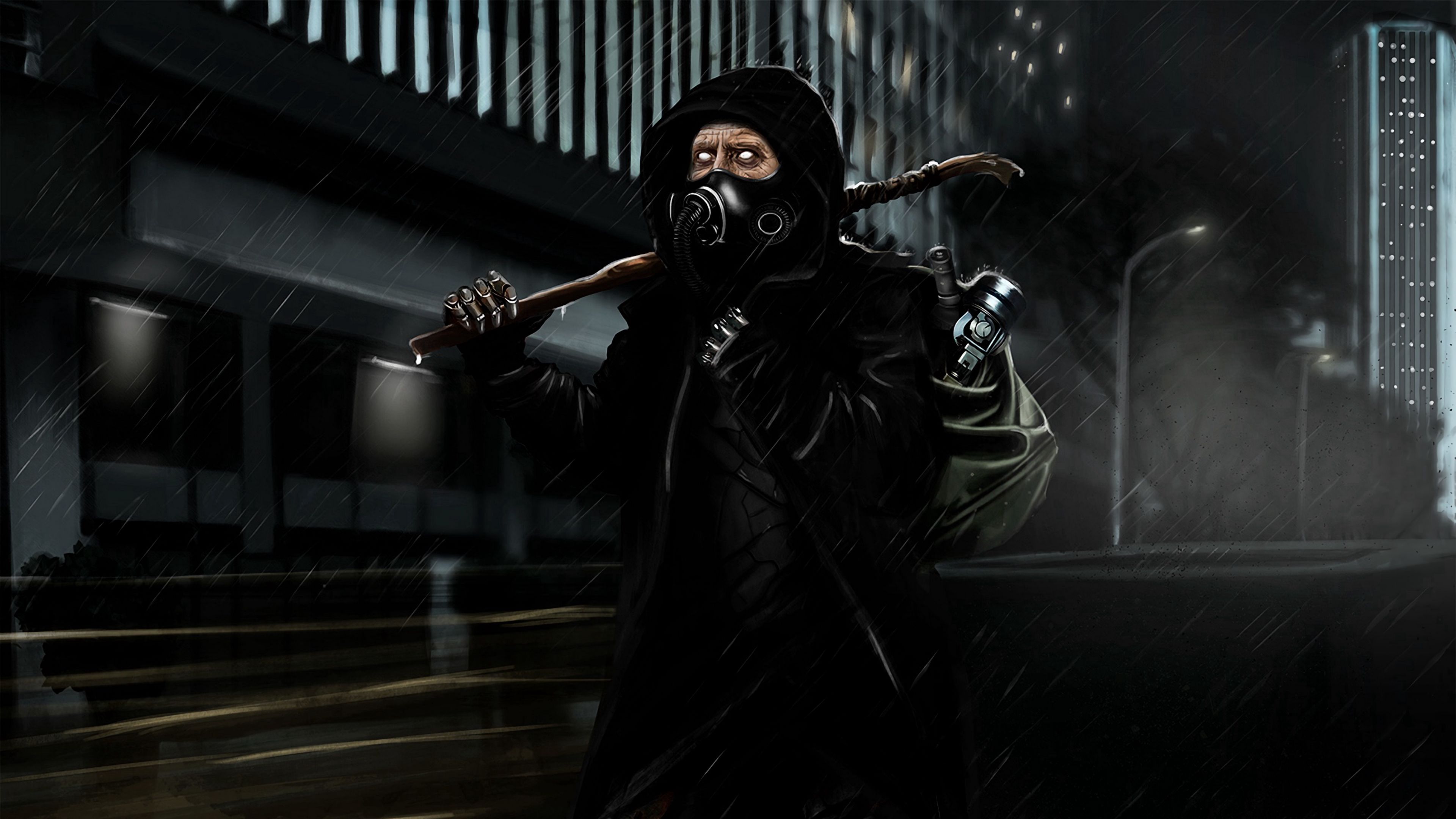 3840x2160 Download wallpaper 3840x2160 cyborg