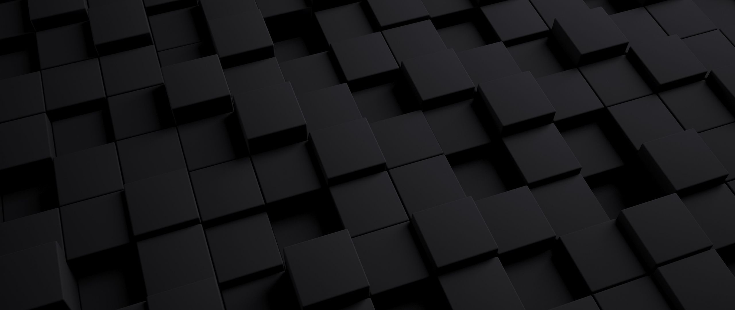 2560x1080 wallpaper 2560x1080 3D, cubes, dark