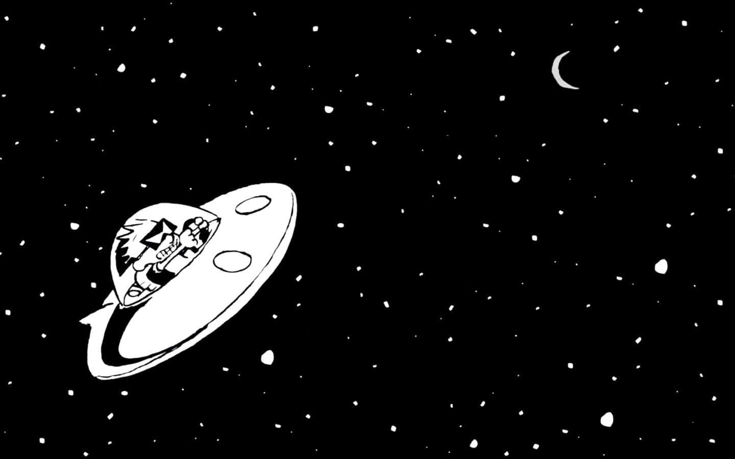 1440x900 Cartoon Space Background. Wallpaper