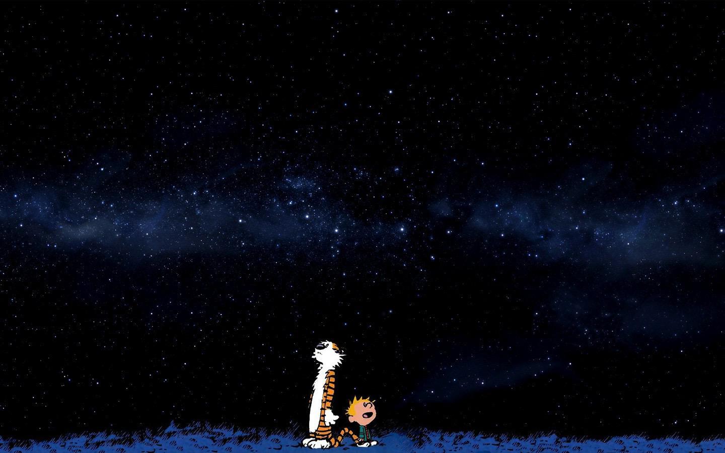 1440x900 Hobbes night sky wallpaper 1440 x