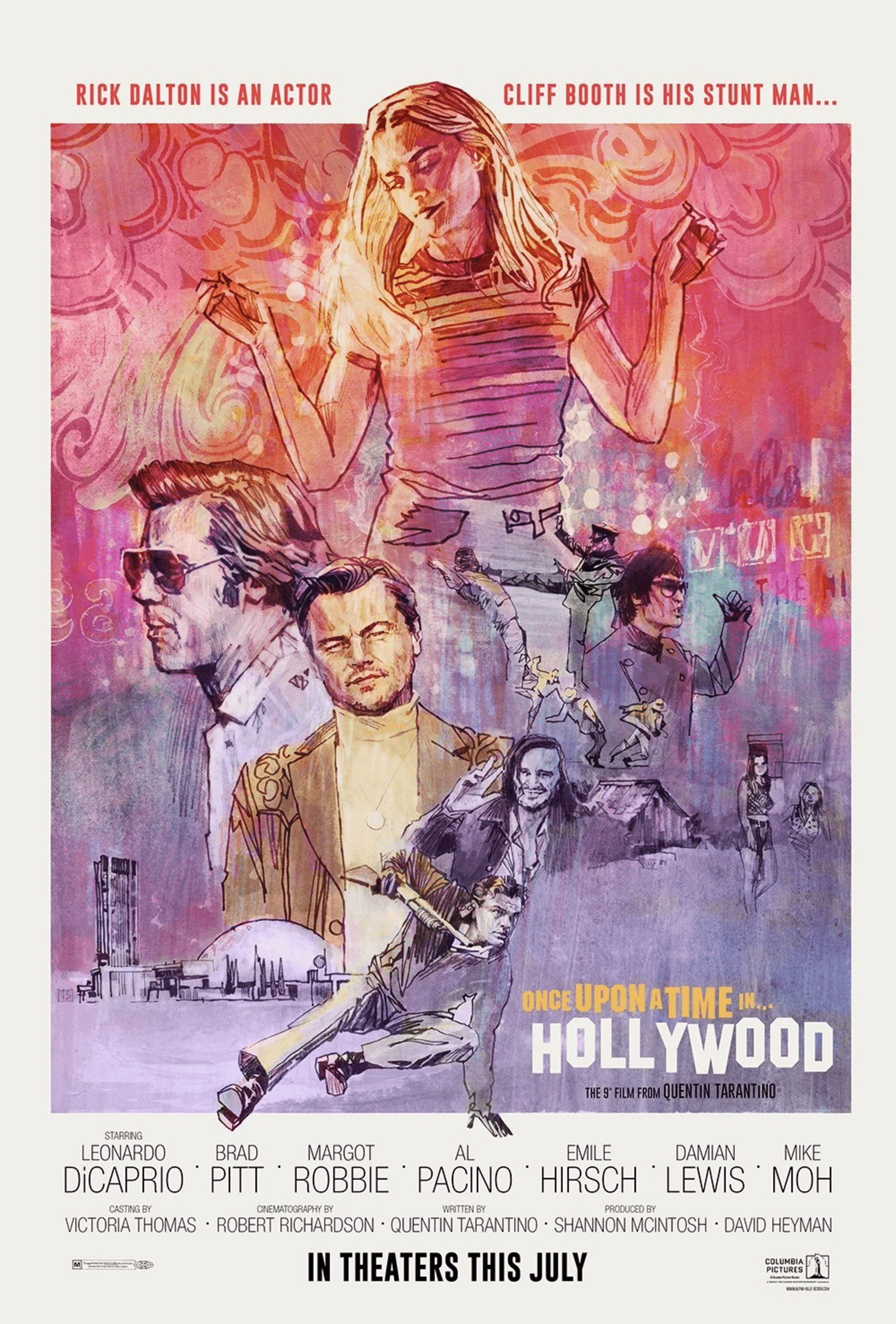 2031x3000 Ngày xửa ngày xưa ở Hollywood (2019) [2031 × 3000)
