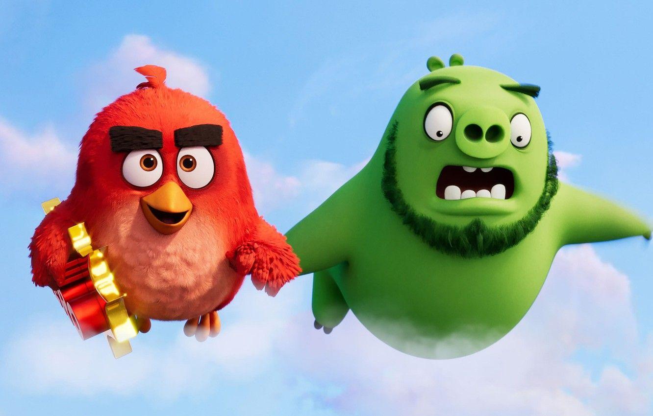 1332x850 Wallpaper the sky, bird, pig, The Angry Birds Movie