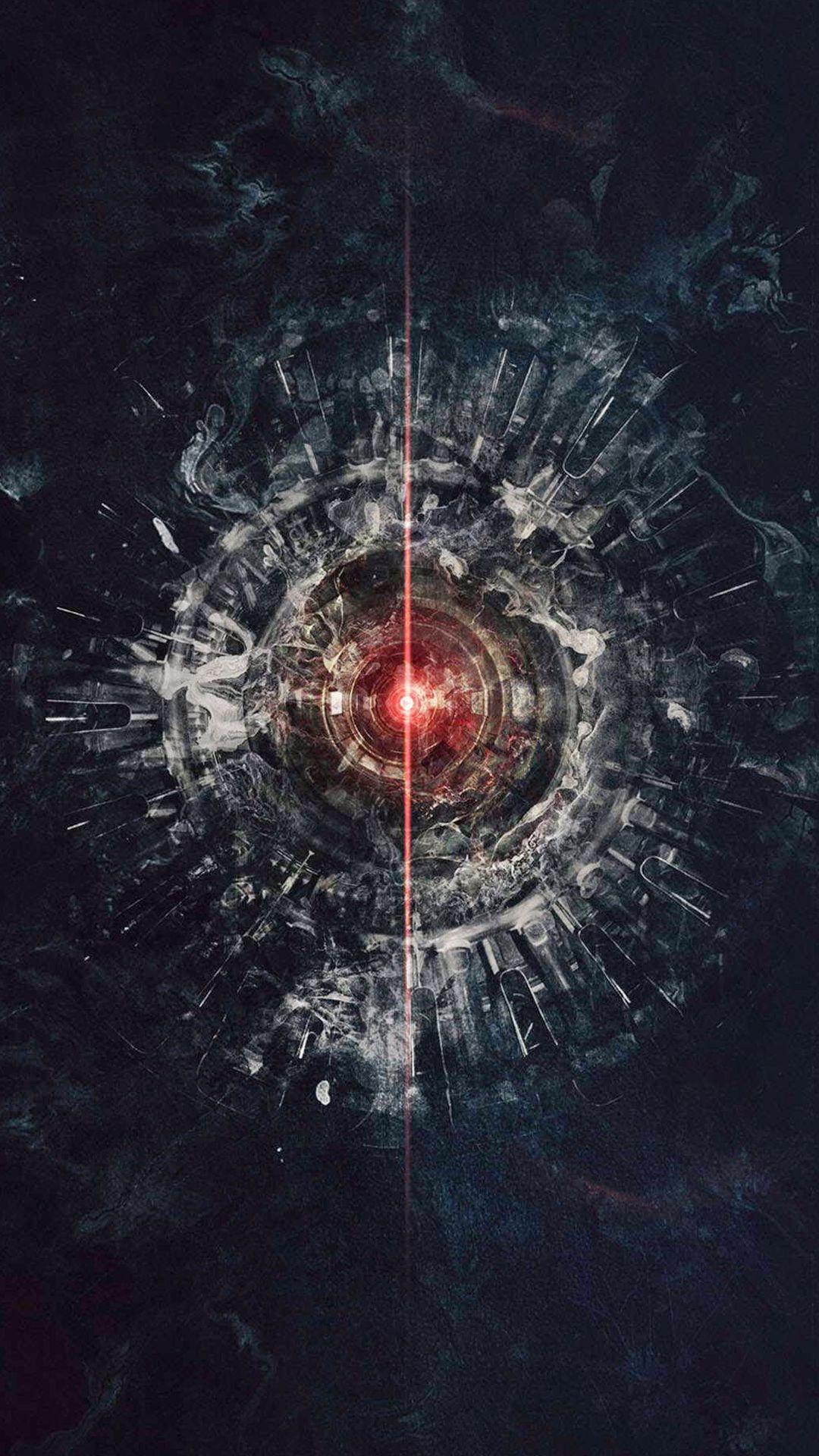1080x1920 Robot Eye Wallpaper