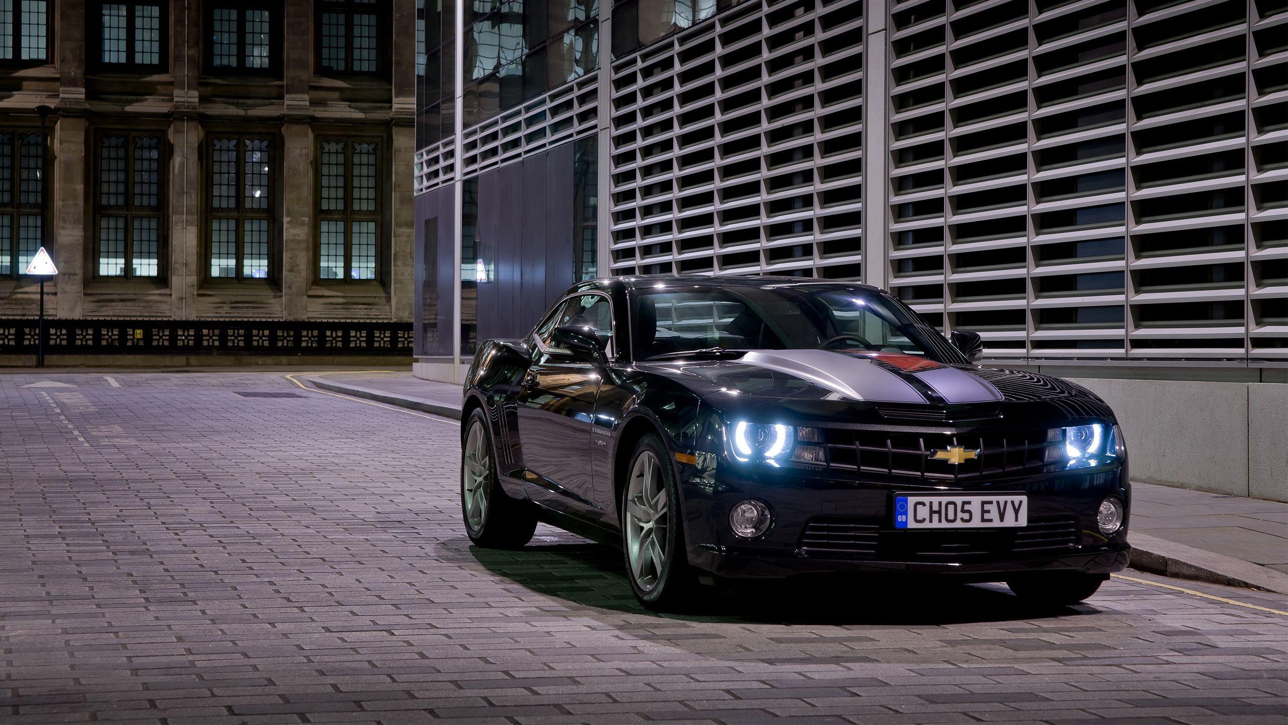 2560x1440 Chevrolet Camaro Black Wallpaper. HD Car Wallpaper