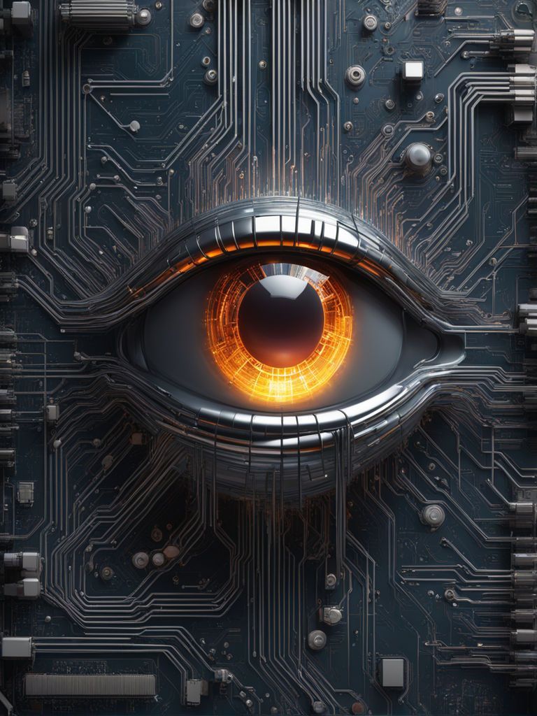 768x1024 robot eye