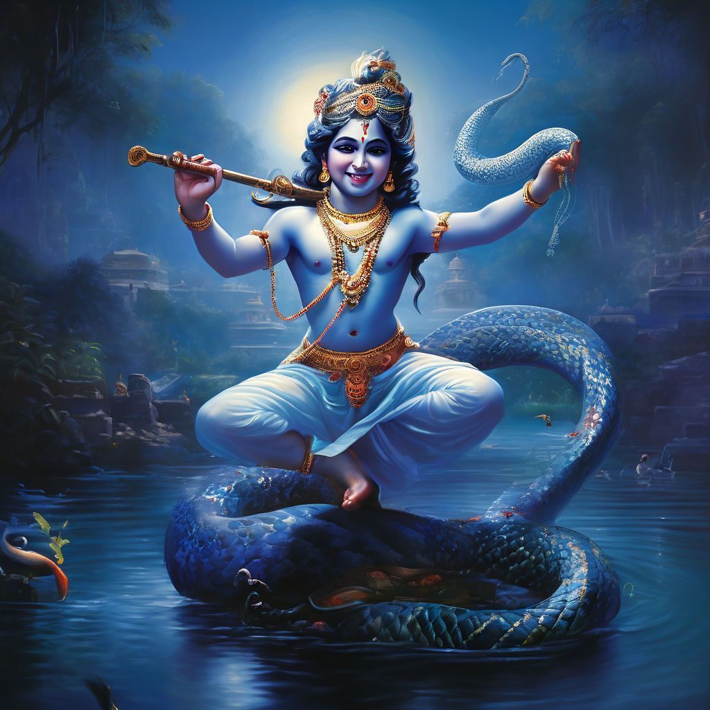 1024x1024 Lord Vishnu took the form of a fish