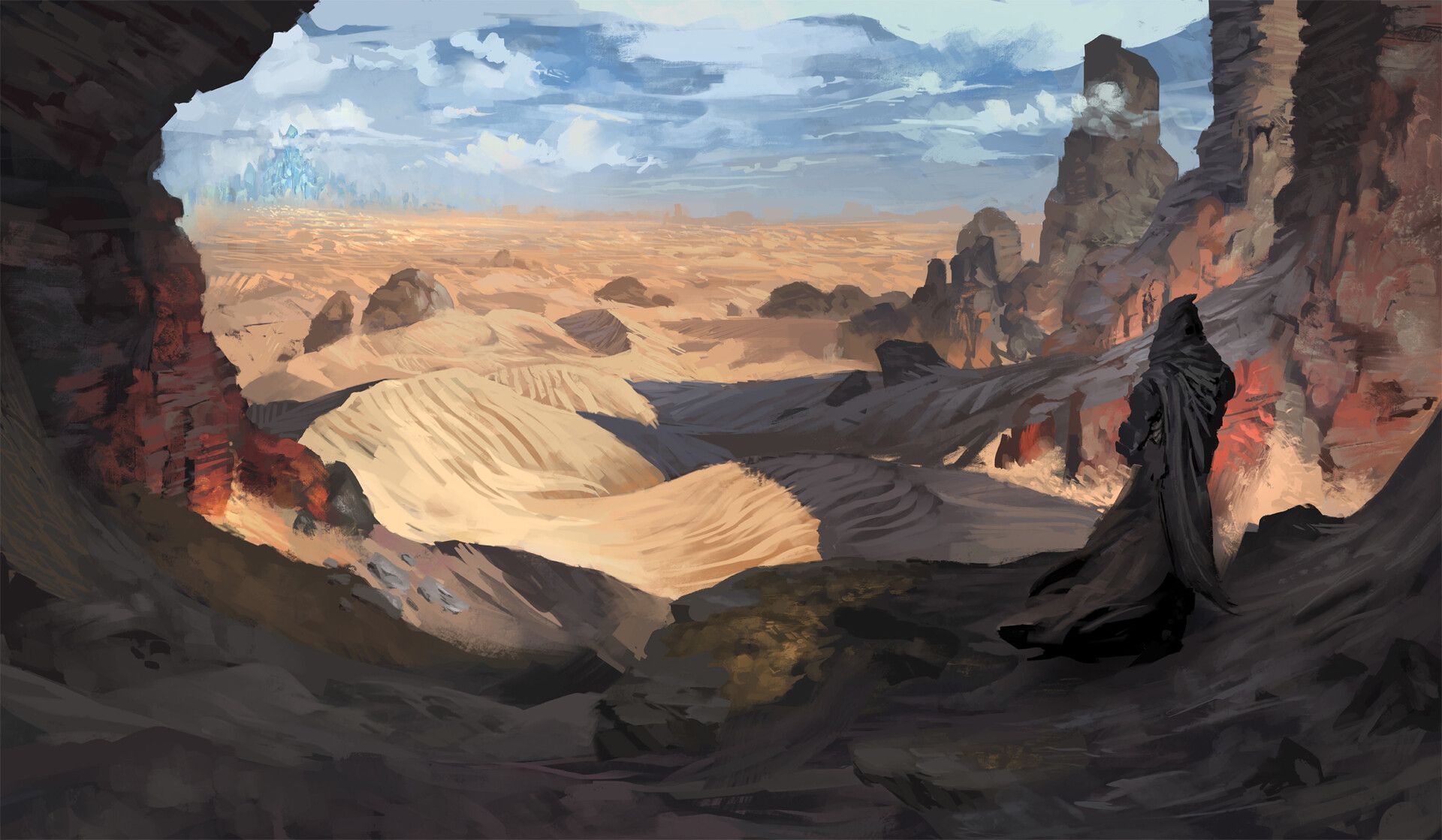 1920x1119 Gazing upon the desert