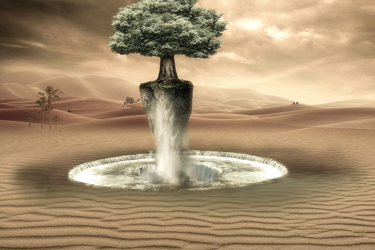 1280x854 Background Fantasy Desert photo
