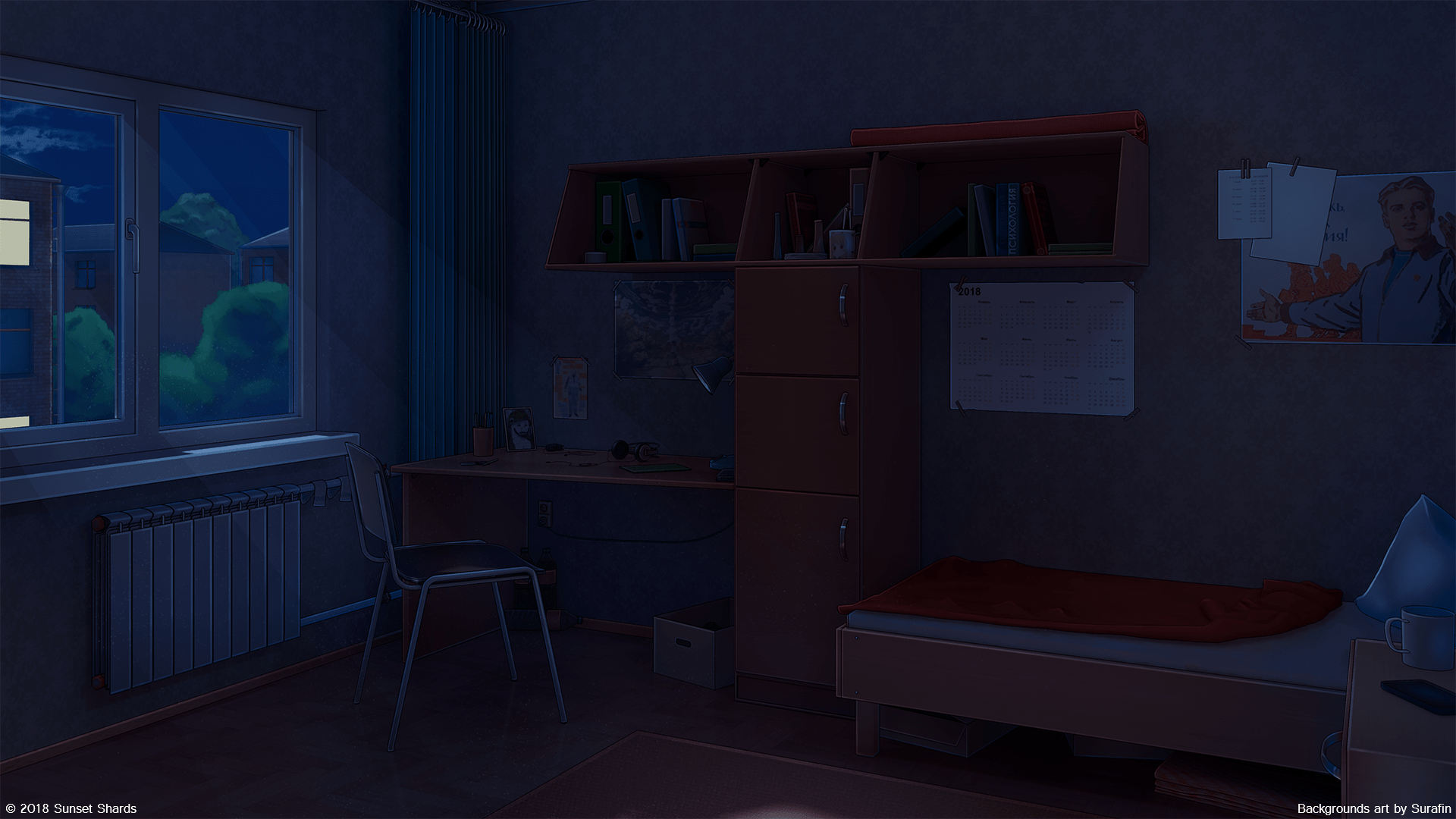 Anime Room Night Wallpapers - Top Free Anime Room Night Backgrounds ...