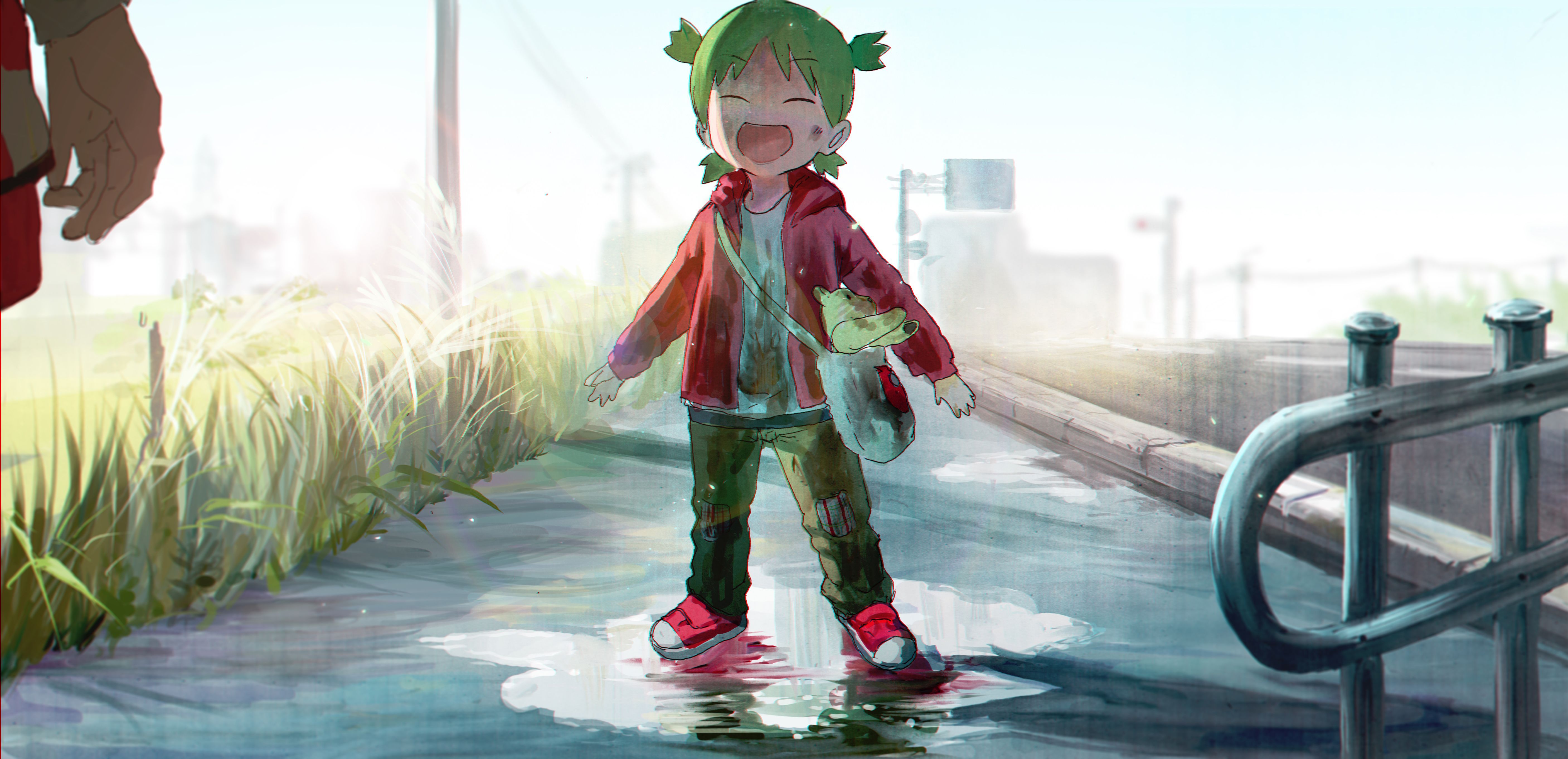5626x2724 Anime Yotsuba! 4k Ultra HD Wallpaper