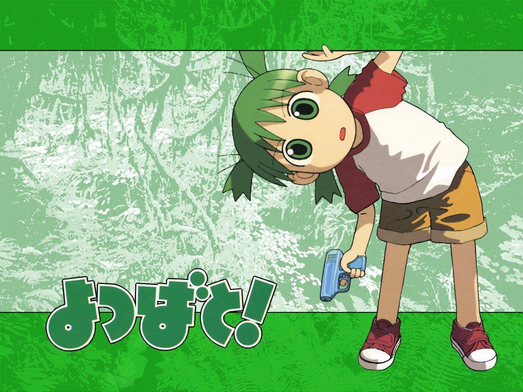 1024x768 gun koiwai yotsuba weapon yotsubato