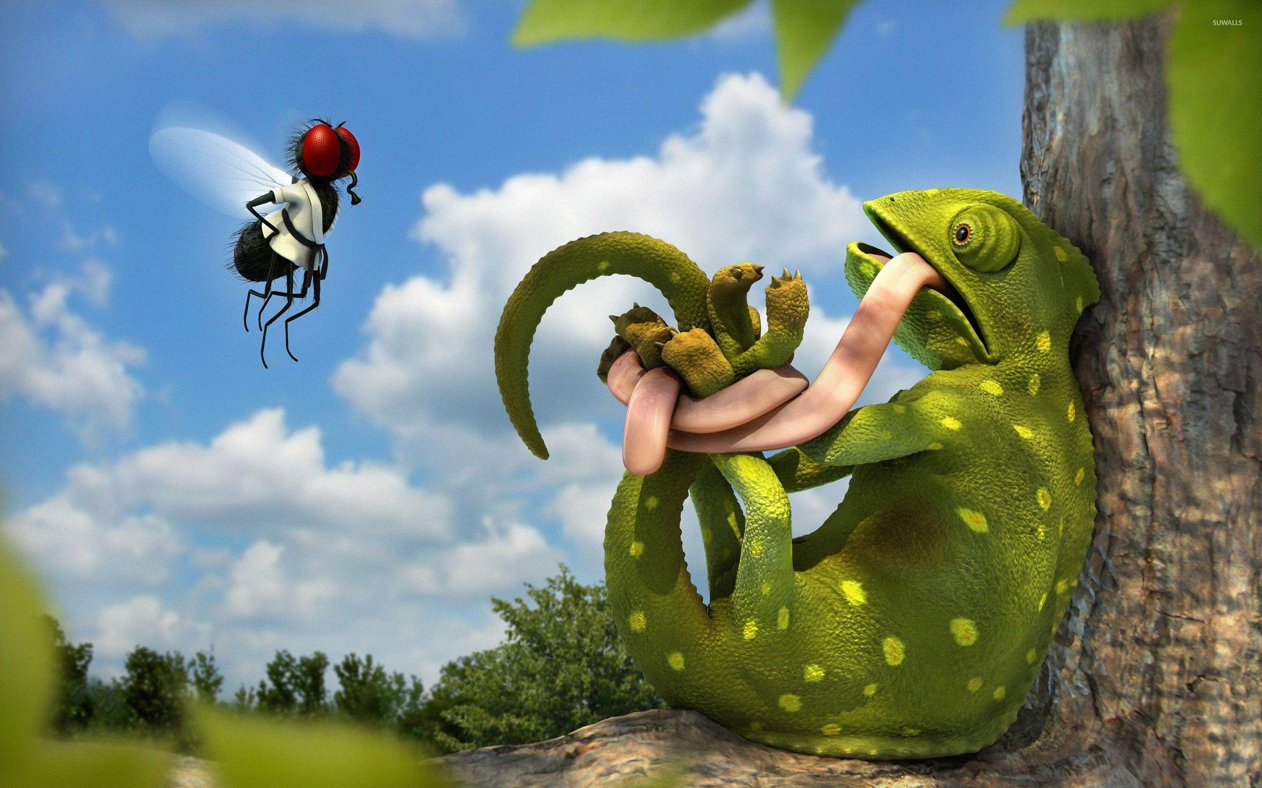 2560x1600 Tangled chameleon wallpaper wallpaper
