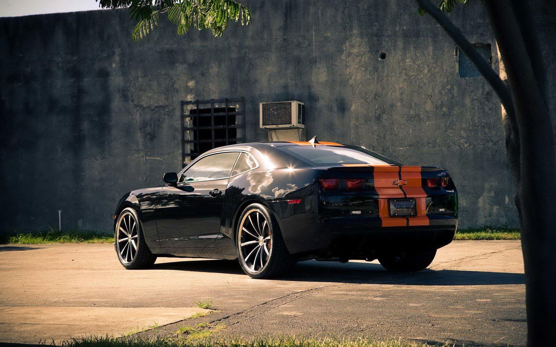 1920x1200 Download desktop wallpaper Chevrolet Camaro in sports, black