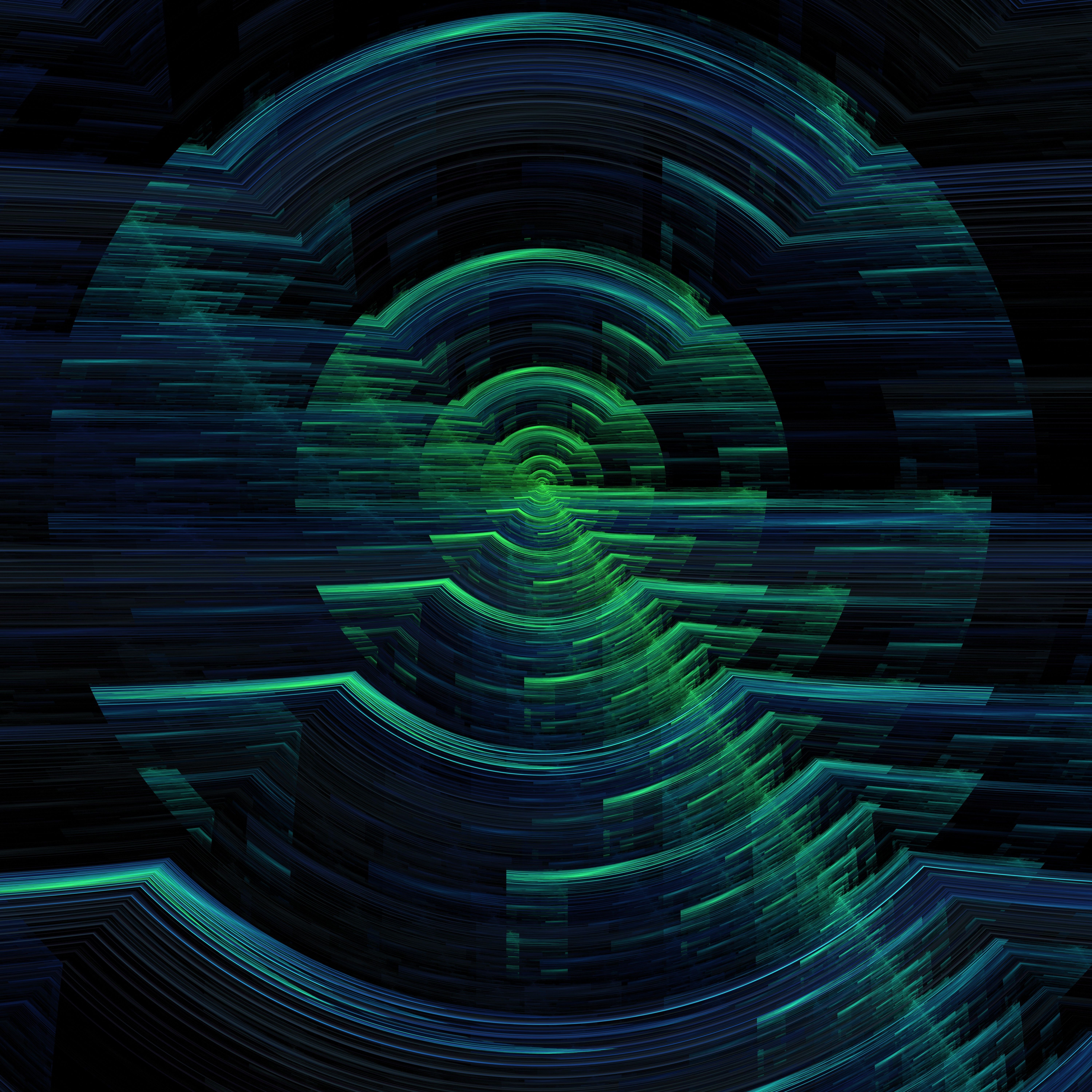 6000x6000 Interference wallpaper for desktop