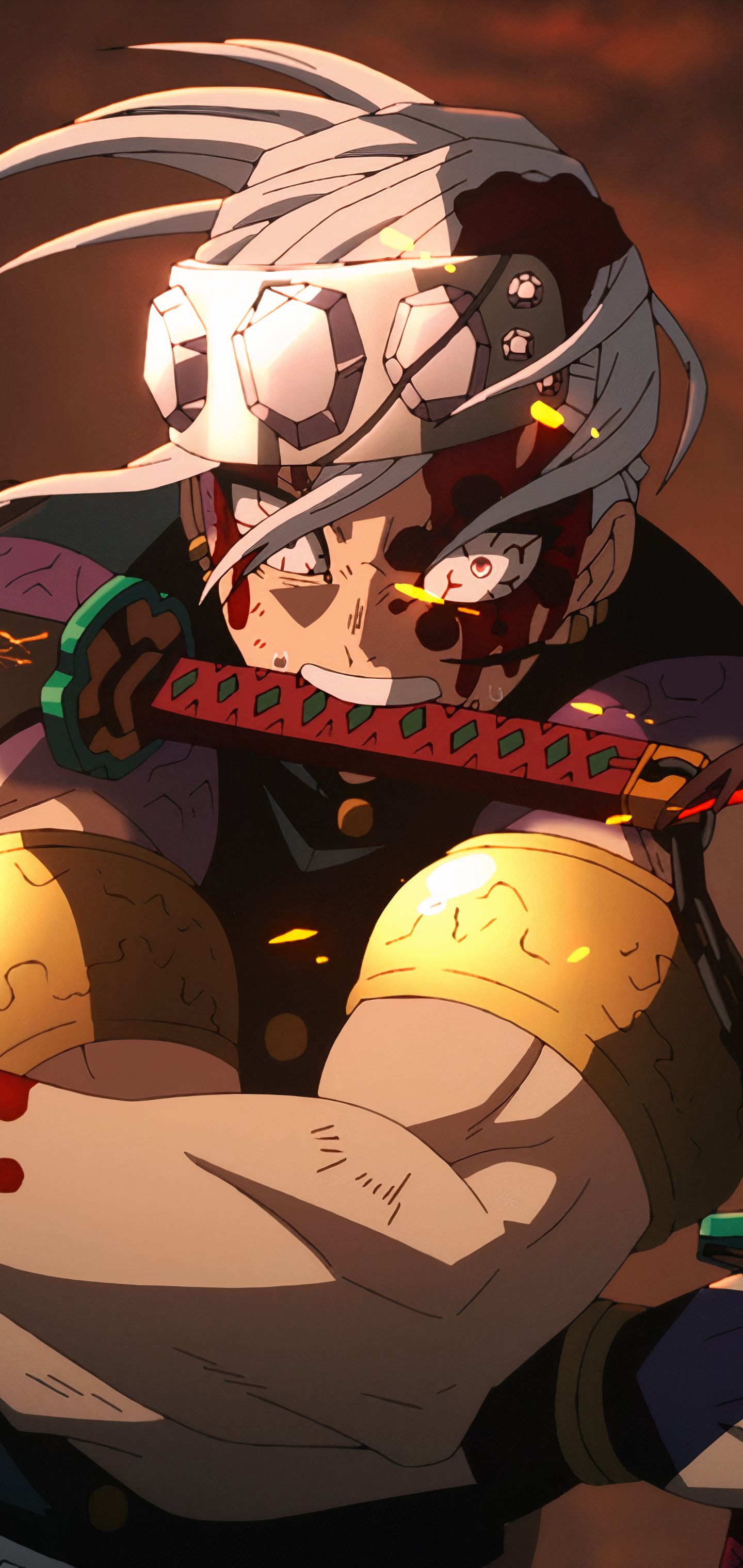 1440x3040 Mobile wallpaper: Anime, Demon Slayer