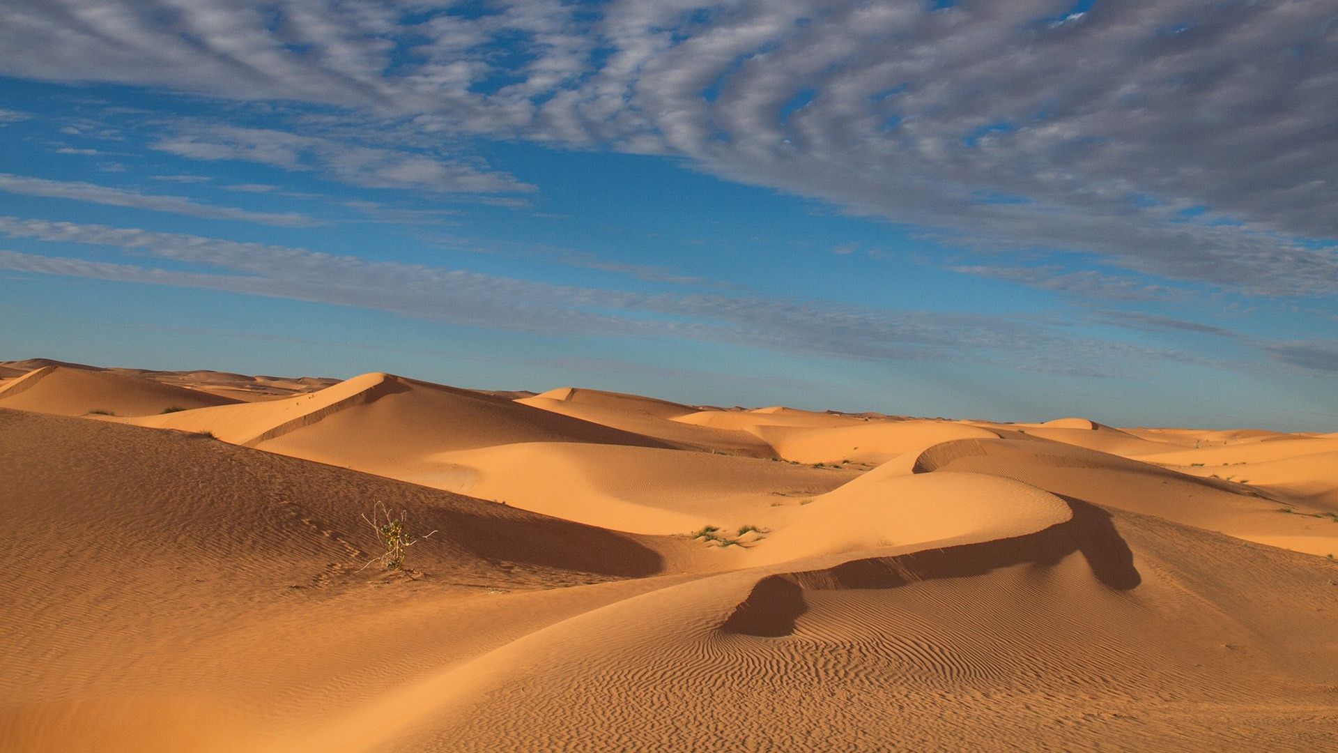 1920x1080 Late afternoon landscape of Sahara