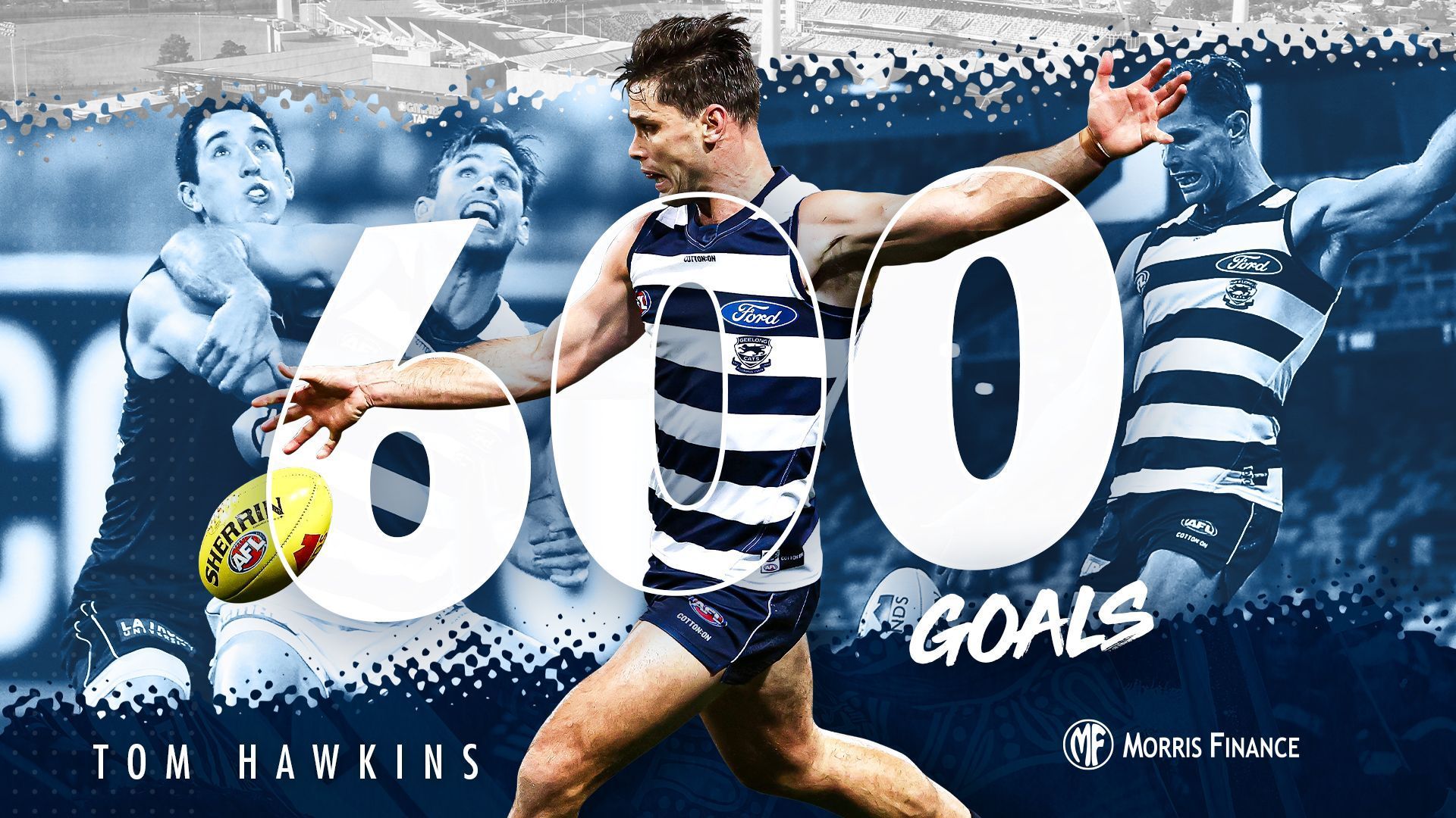 1920x1080 Geelong Cats on X: A historic night for Tom Hawkins