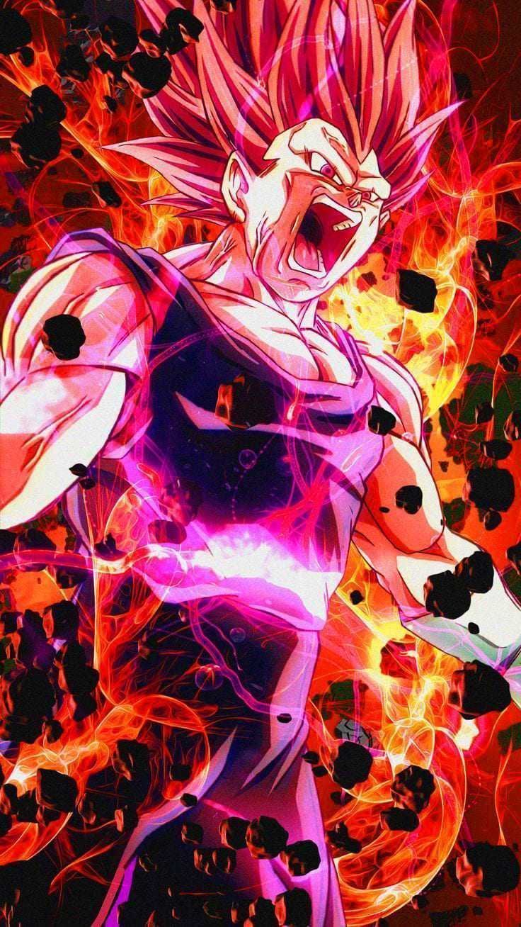736x1308 Vegeta Ultra Ego Wallpaper