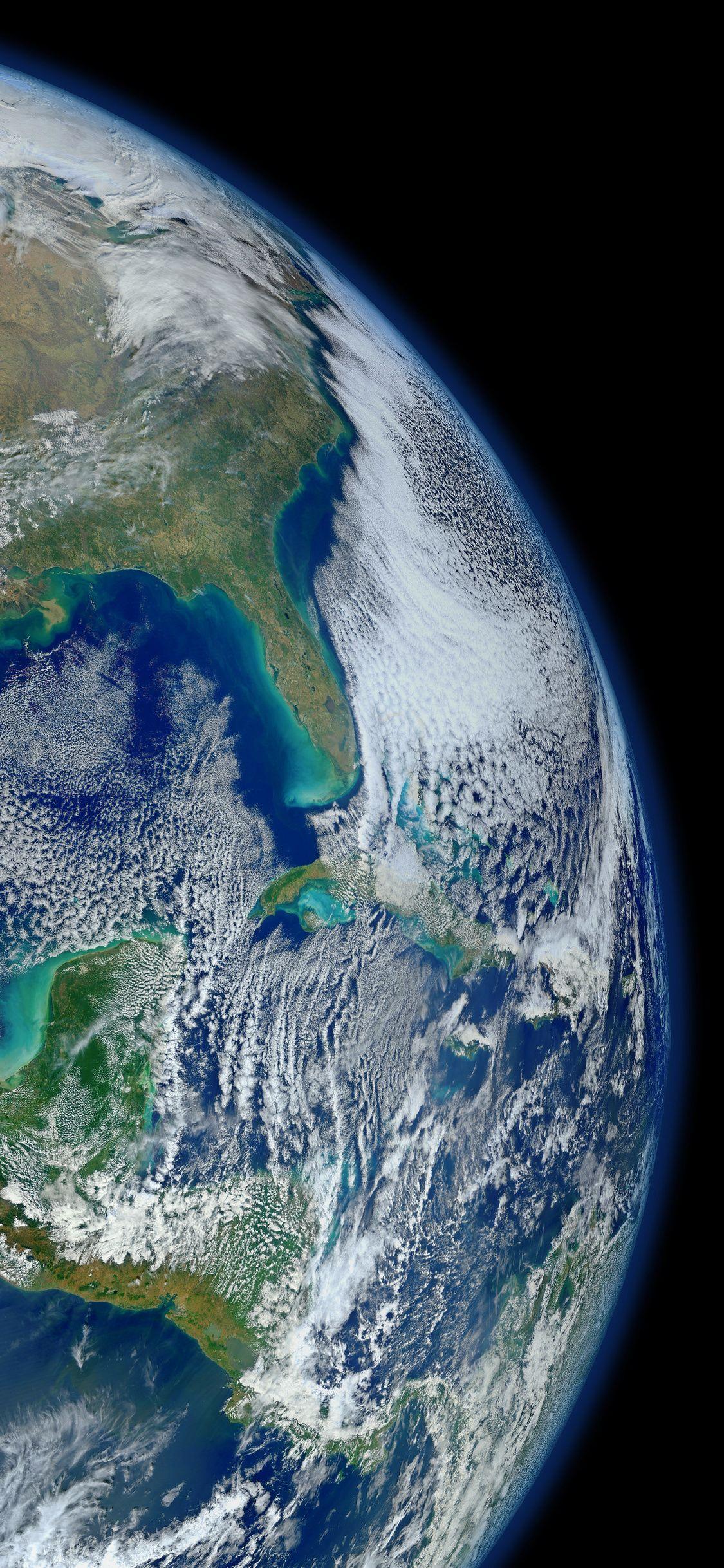 1125x2436 Blue Earth, Inspired By The iPhone Xs Wallpaper Xs
