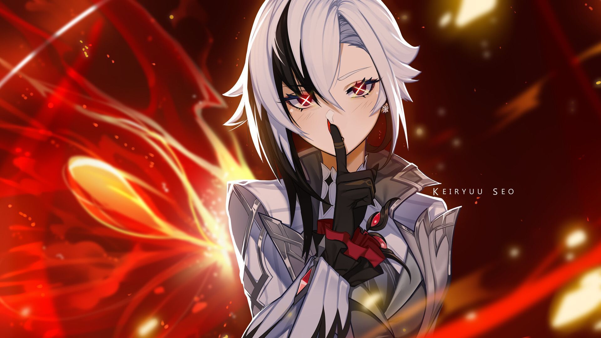 1920x1080 Genshin Impact. Arlecchino