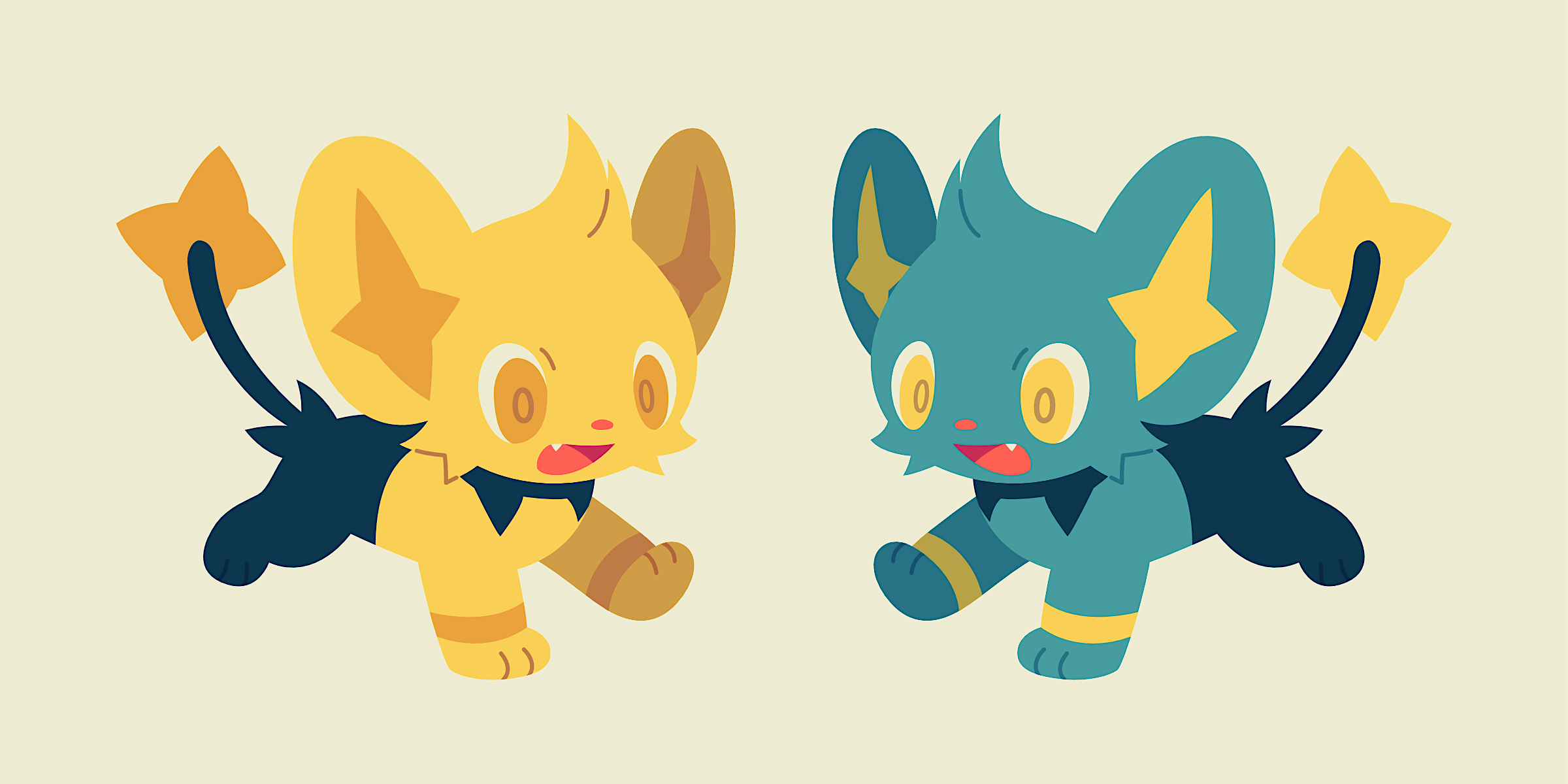 2400x1200 Shinx, Wallpaper Anime Image