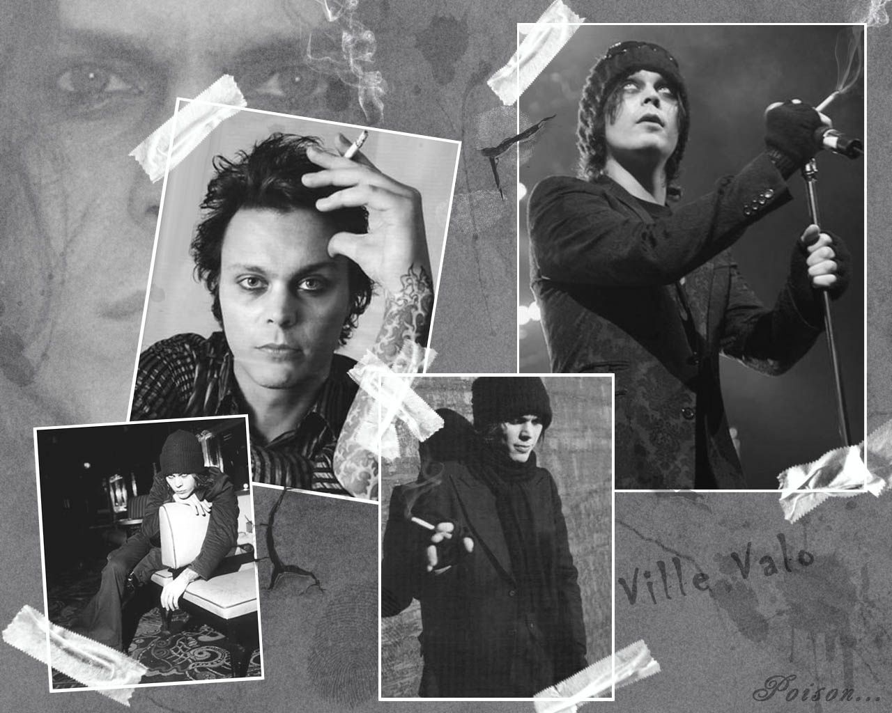1280x1024 Mobile wallpaper: Ville Valo, Men