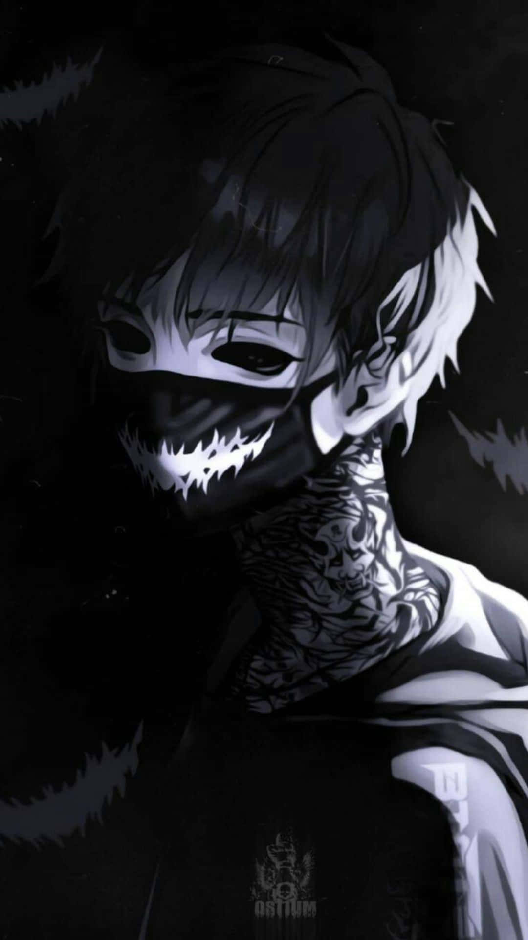 1080x1920 Dark Anime Boy Wallpaper