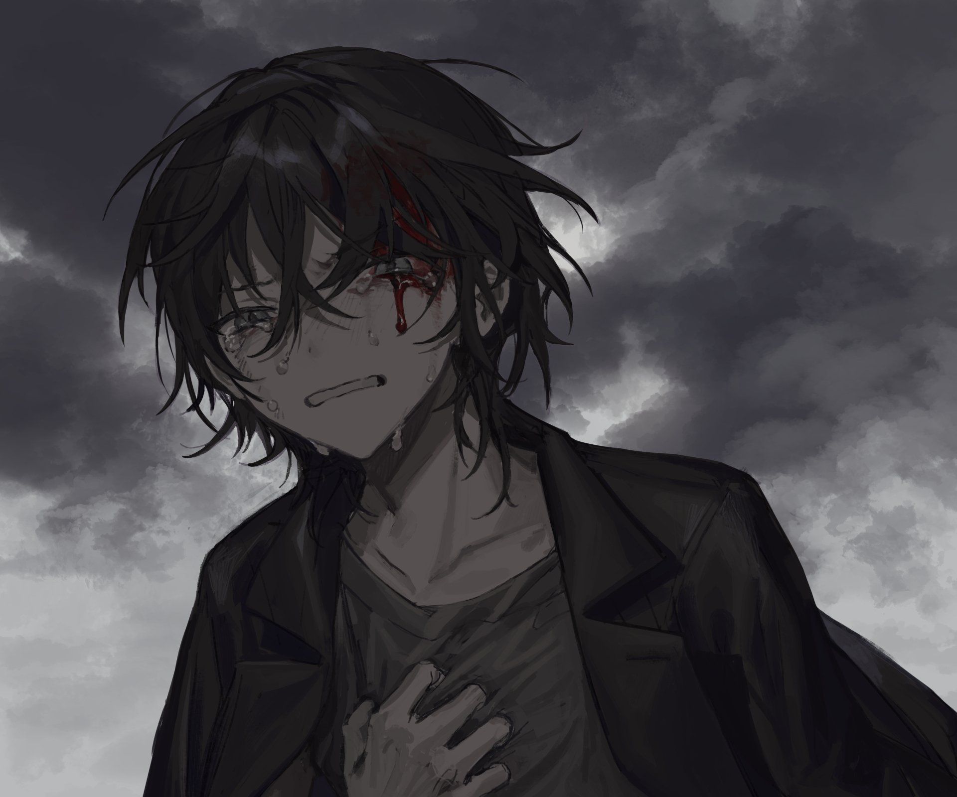 1920x1600 Download Tears Anime Boy Anime Boy 4k Ultra HD Wallpaper
