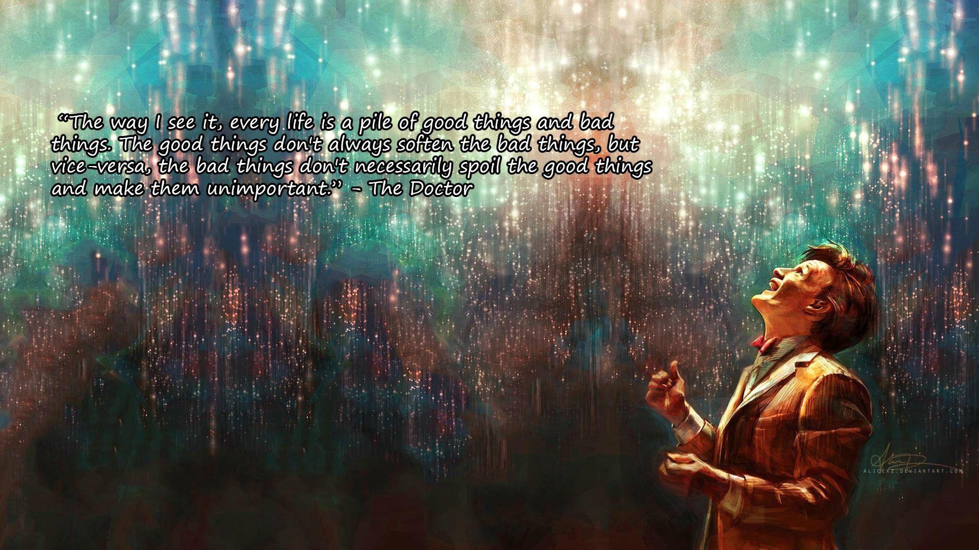 HD wallpaper Doctor Who Eleventh Doctor Matt Smith quote Typography   Wallpaper Flare