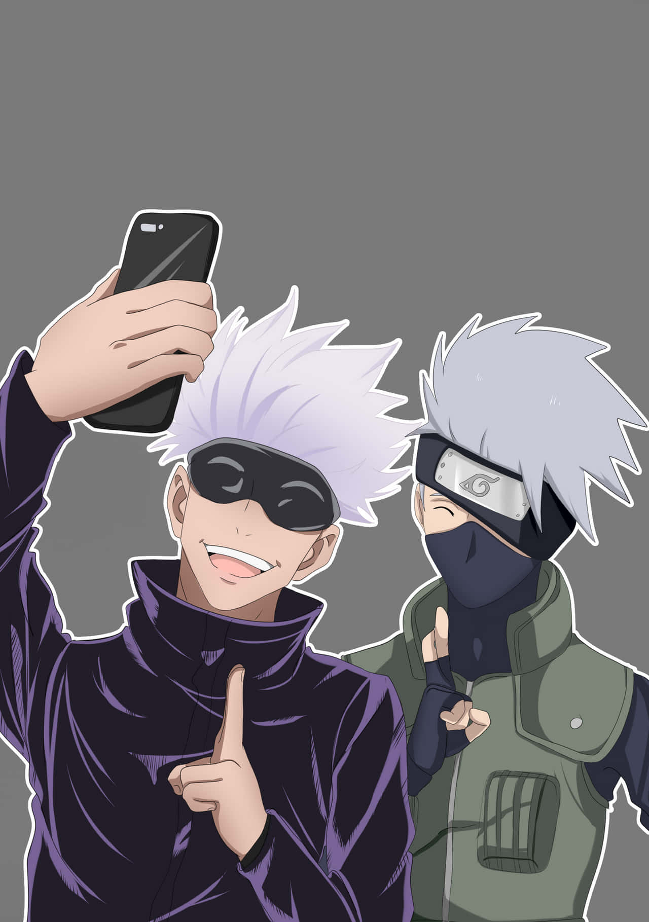 1280x1819 Download Gojo And Kakashi Picture