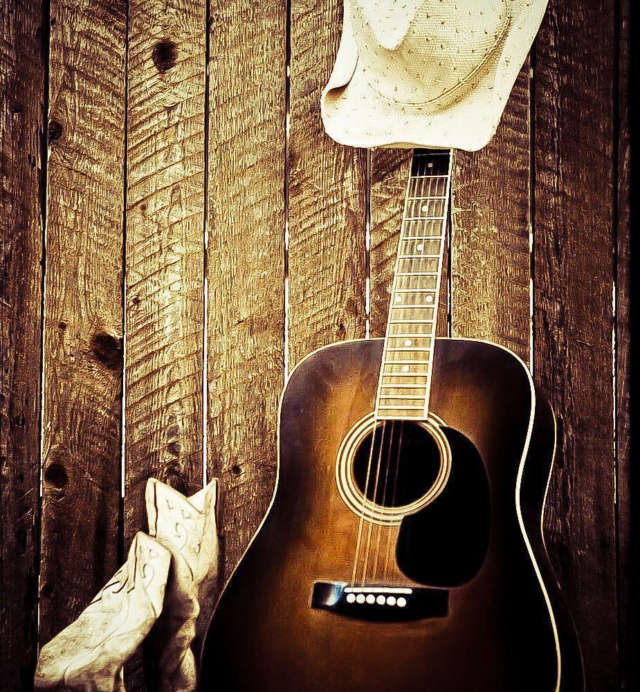 Country Music Festival Live Concert With Acoustic Guitar Cowboy Hat And  Boots Stock Photo  Download Image Now  iStock