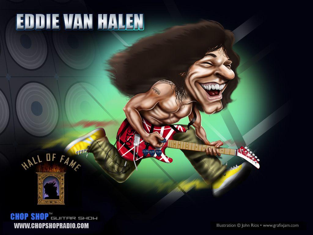 1024x768 Eddie Van Halen. Chop Shop Radio. The first radio show dedicated