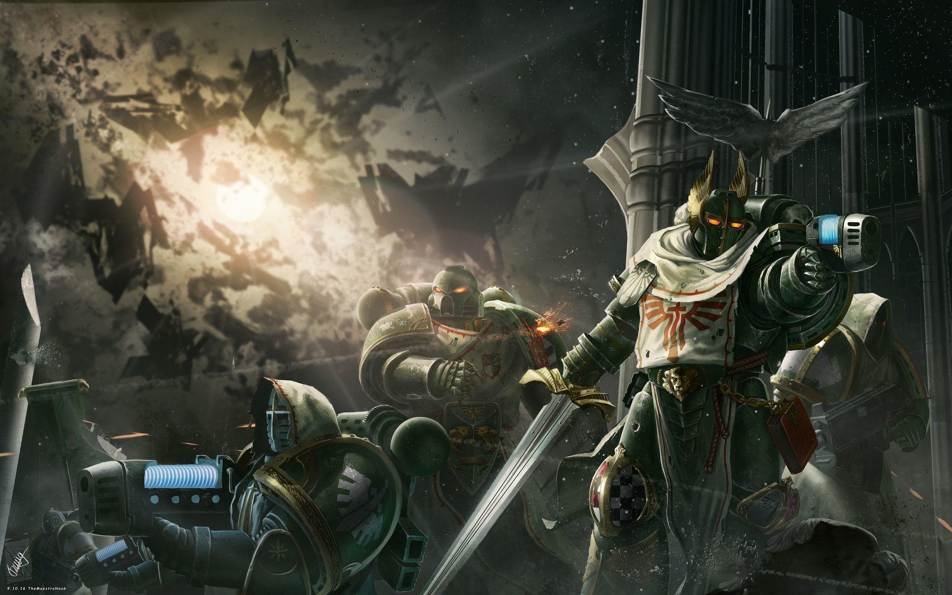 1920x1200 Dark Angel Space Marine Wallpaper