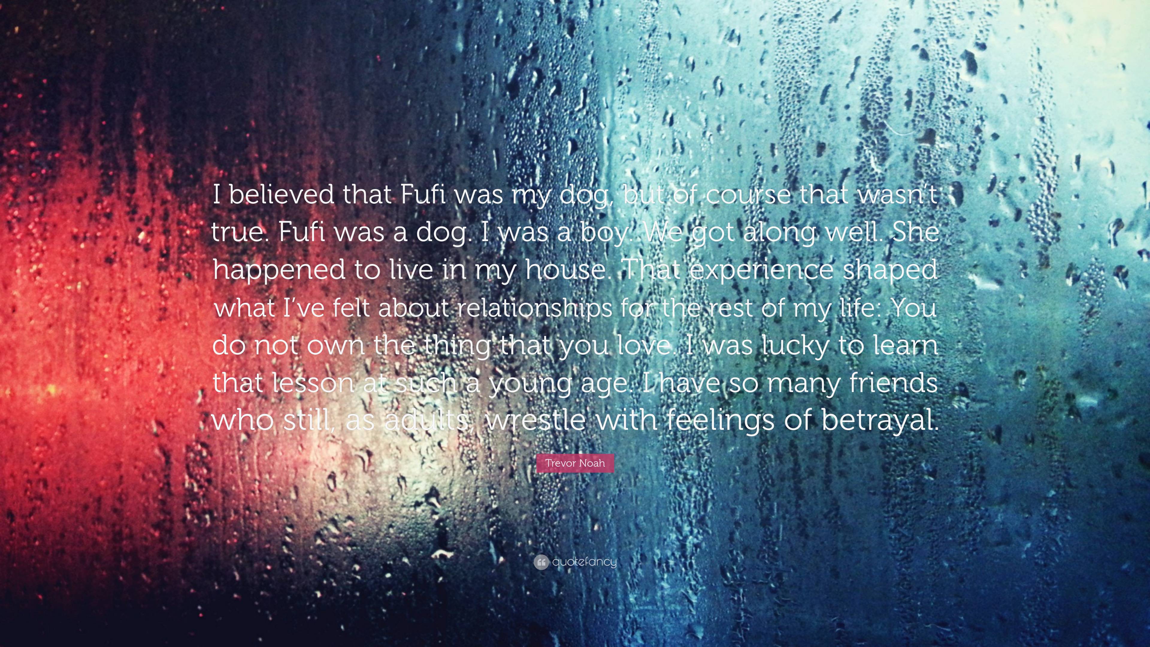 3840x2160 Trevor Noah Quote: “I believed that