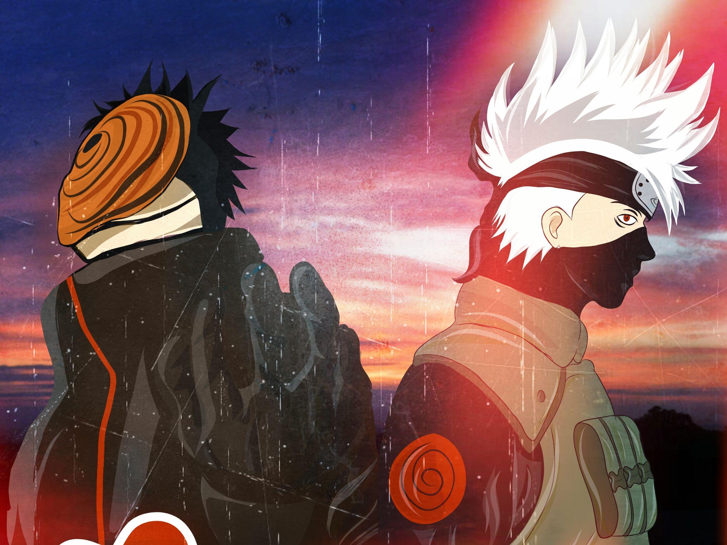 naruto shippuden wallpaper tobi vs naruto