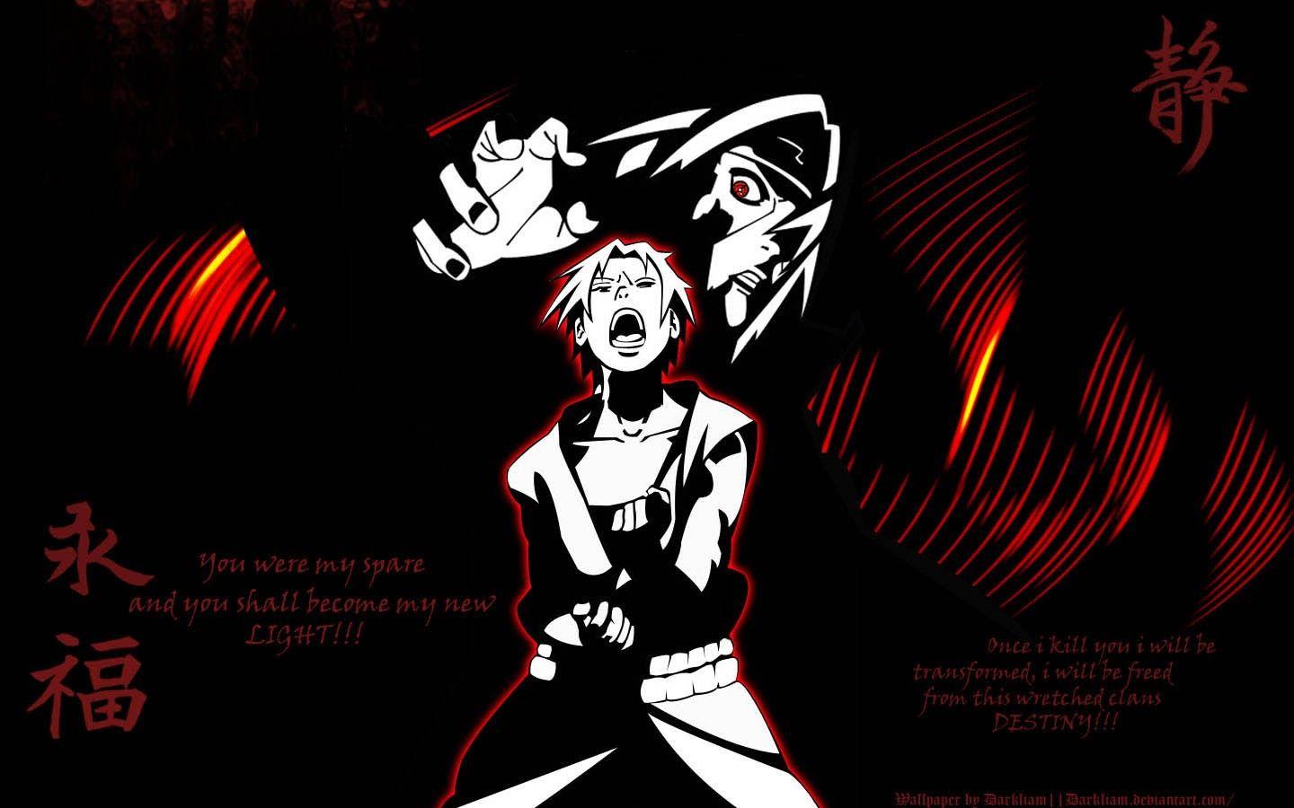1440x900 anime, Naruto Shippuuden, Uchiha Itachi, Uchiha Sasuke